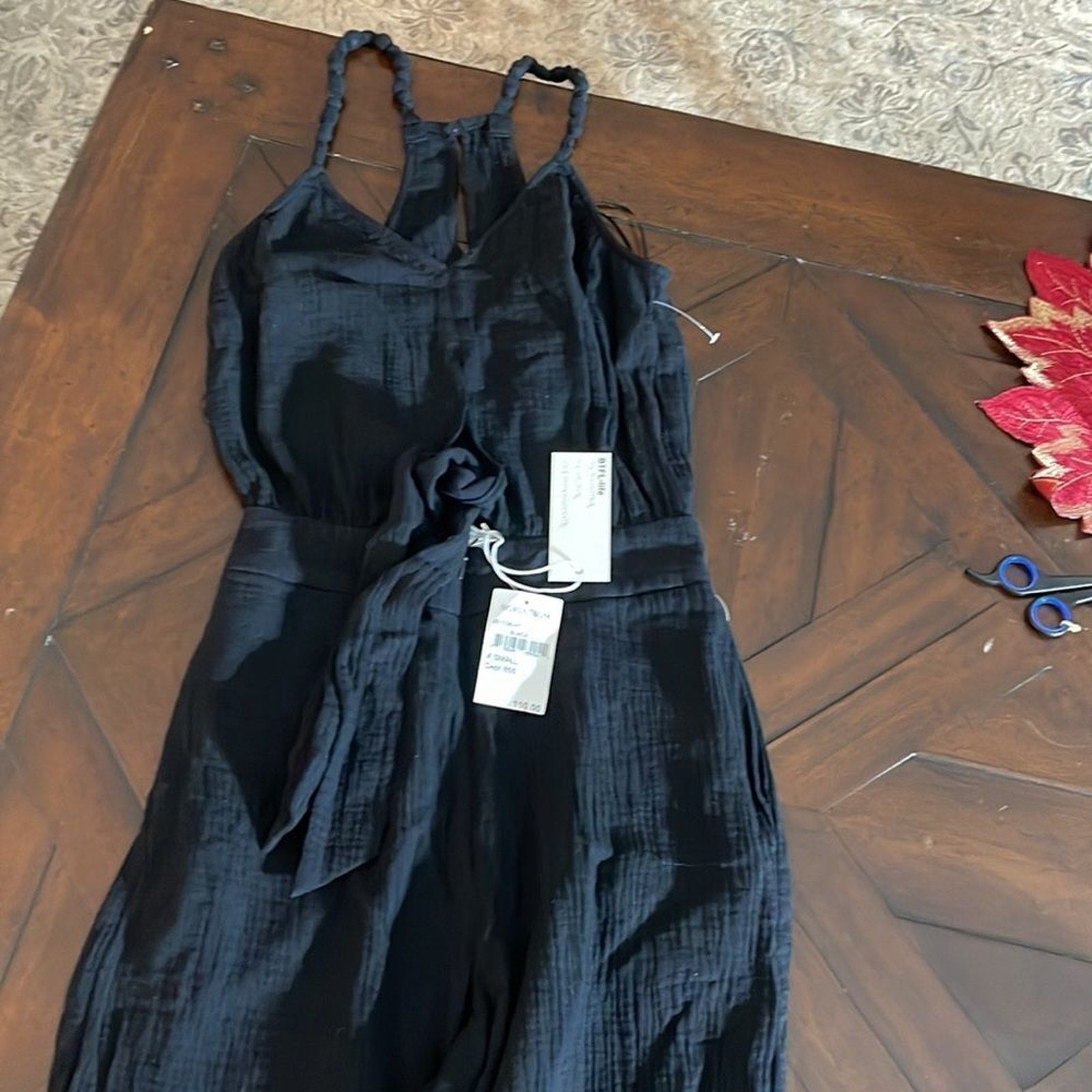 NWT BTFL-life Double Layer Cotton Gauze Jumpsuit - size XS