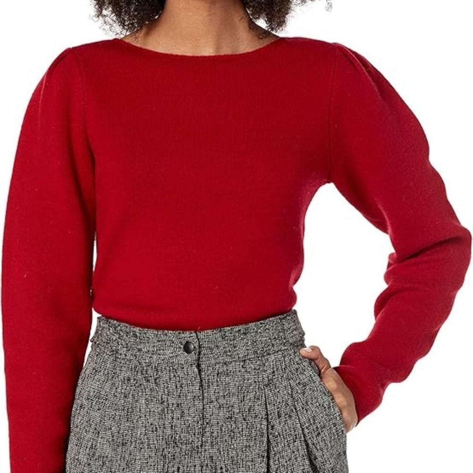 NEW REBECCA TAYLOR Double Faced Cashmere Sweater - size XL