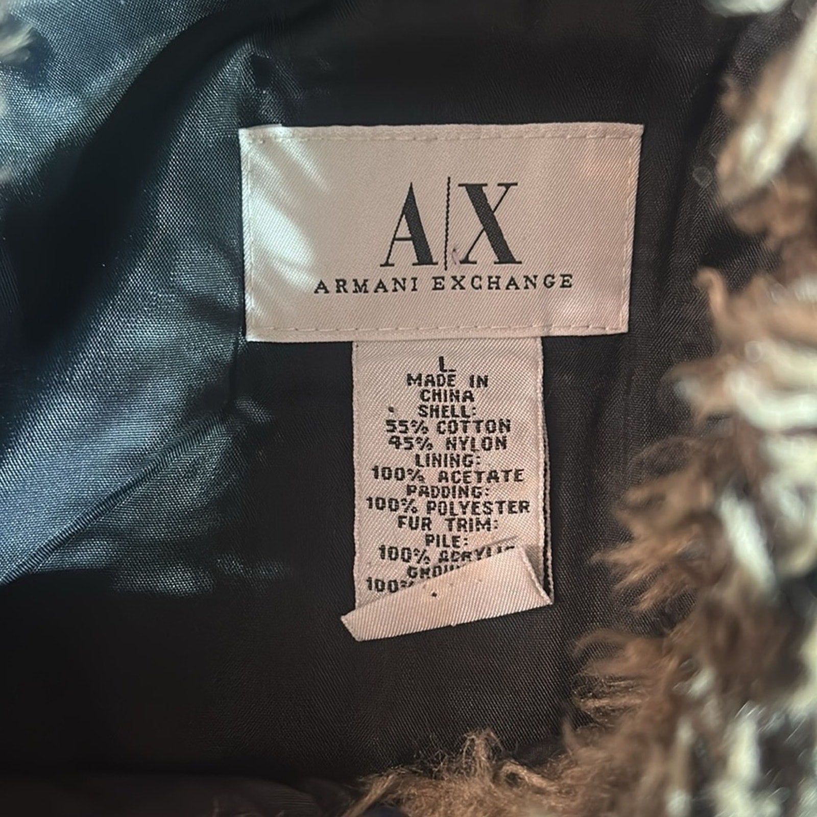 Armani Exchange vintage coat - size Large