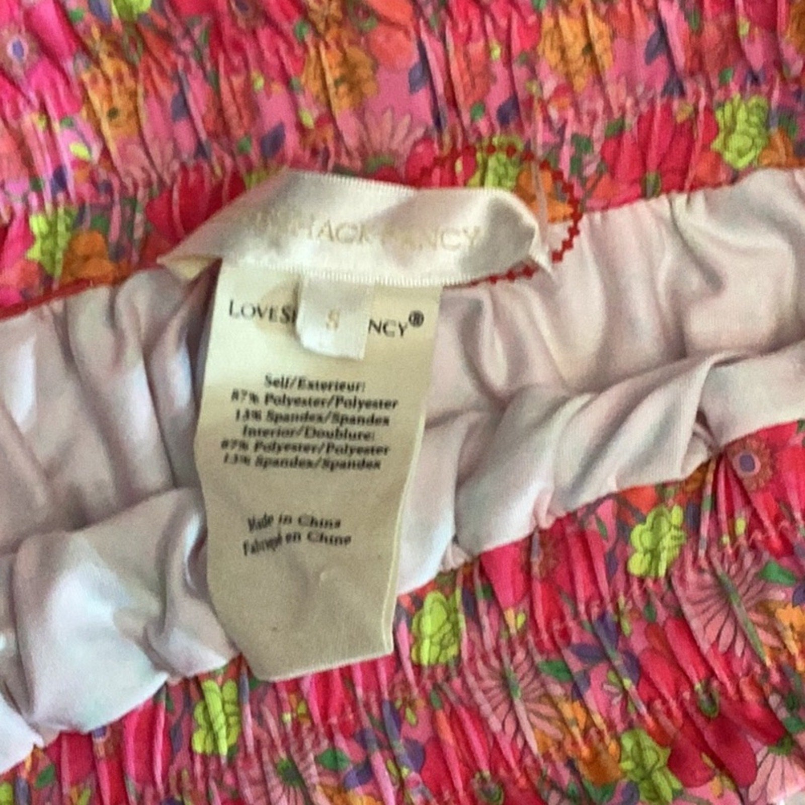 LoveShackFancy Ruffle Embellishment Skirt - size small