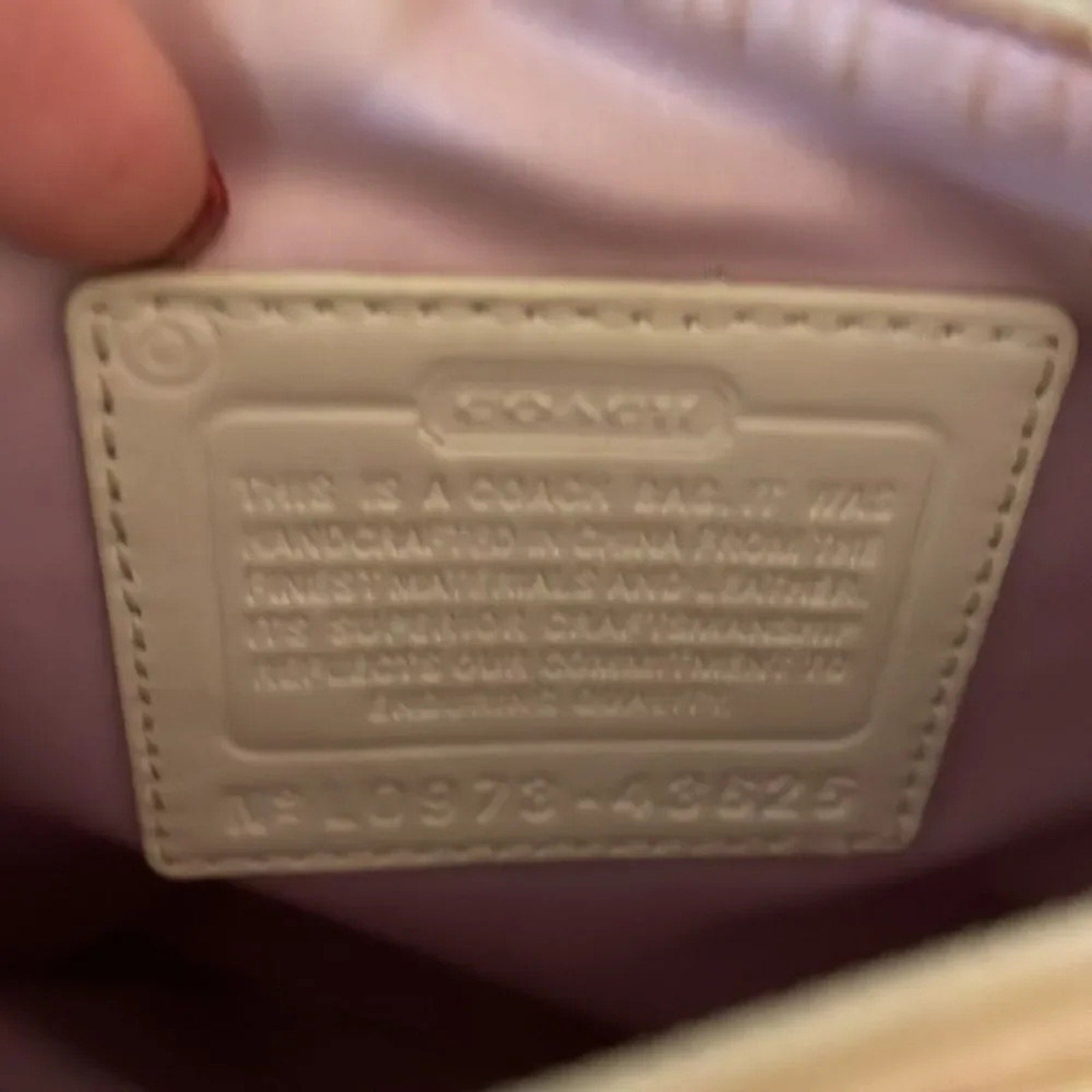 Coach Signature Pastel Crossbody Bag Rare