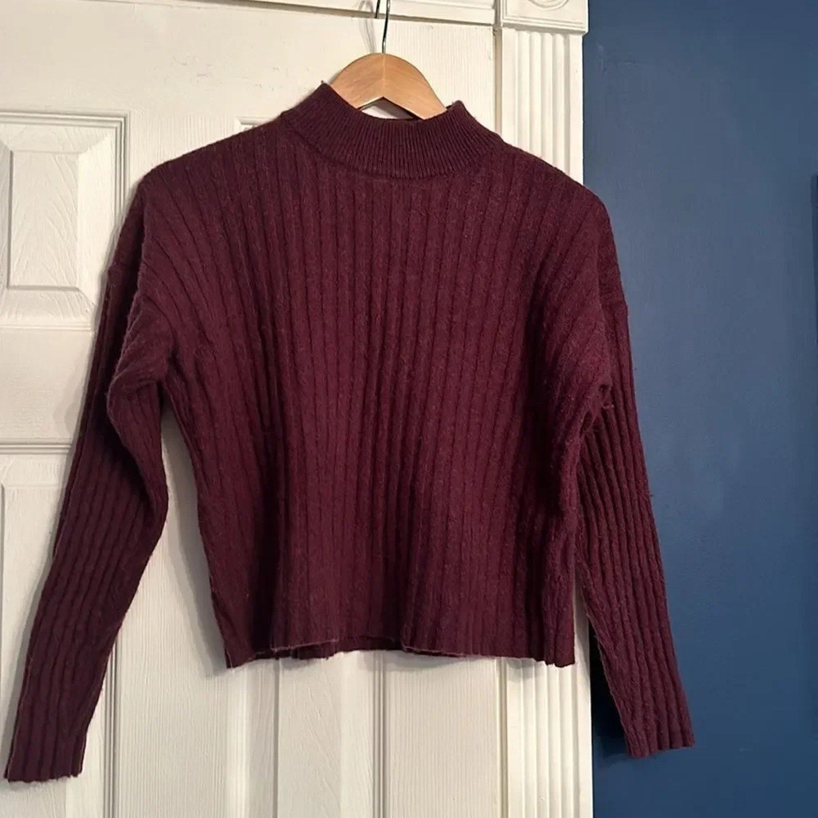 NWT Madewell Mockneck Crop Sweater - size 1X