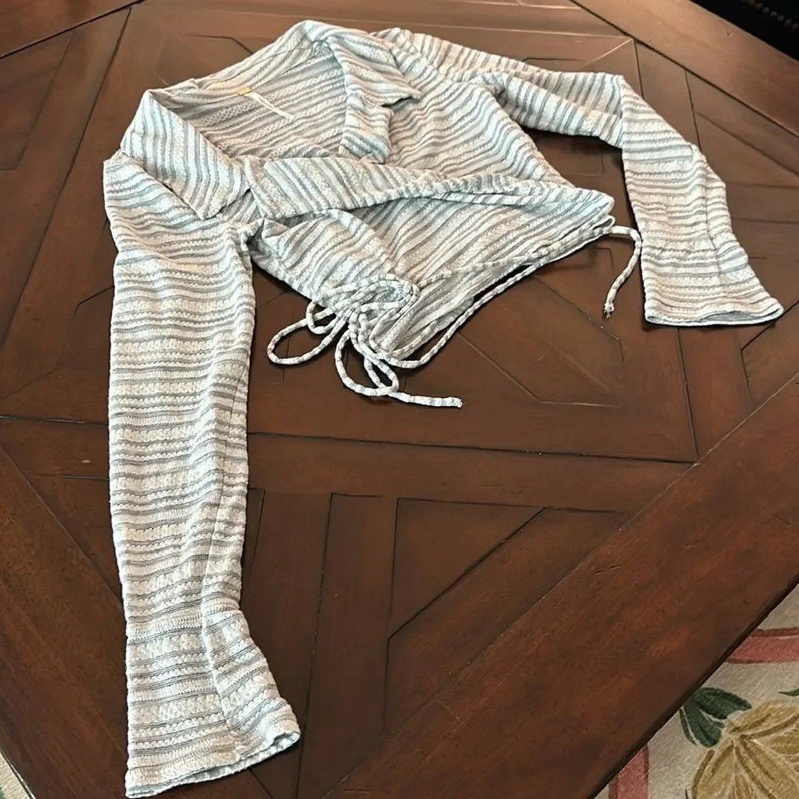 Free People Eloise Wrap Long sleeve top - size small