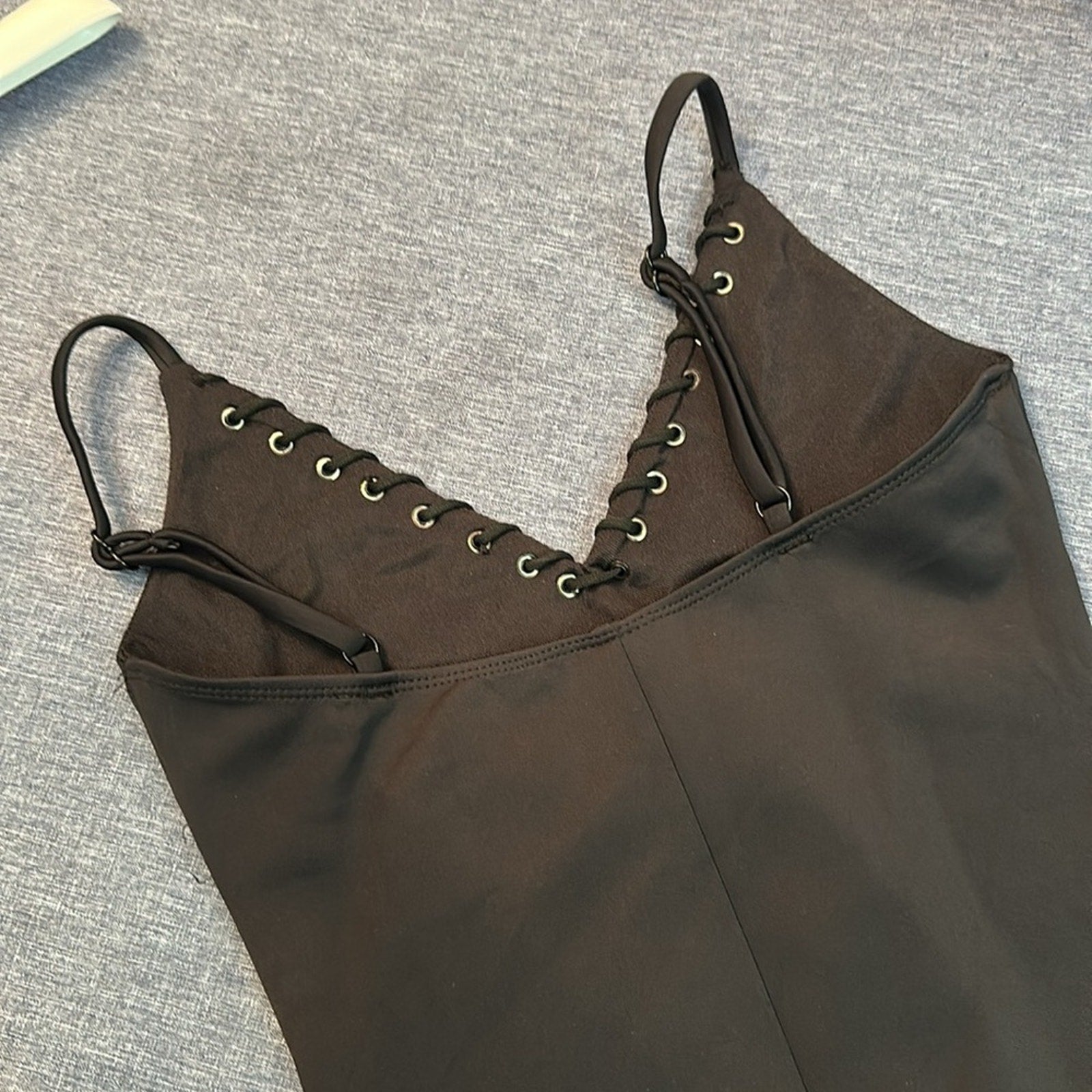 NEW Good American Black Good American Whip Stitch Swimsuit - size M