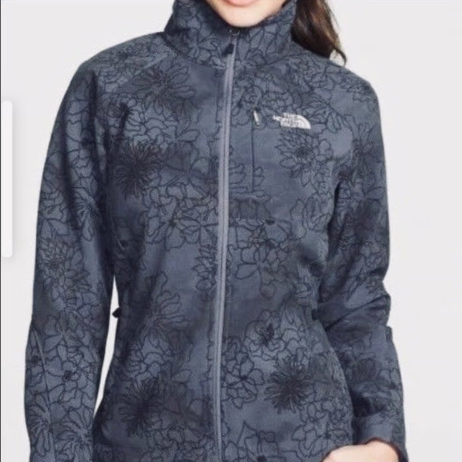The North Face TNF Apex Floral Zip up Jacket - size Large