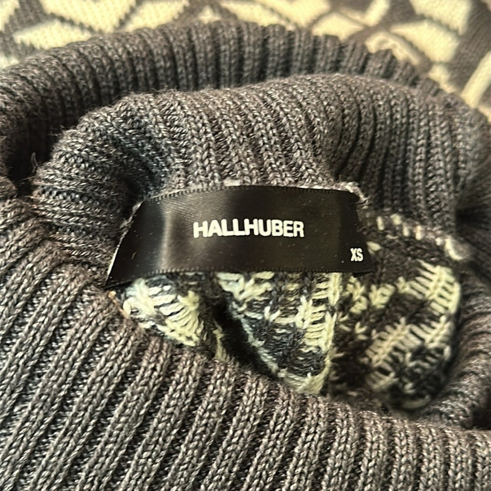 Hallhuber alpine knit dress size XS