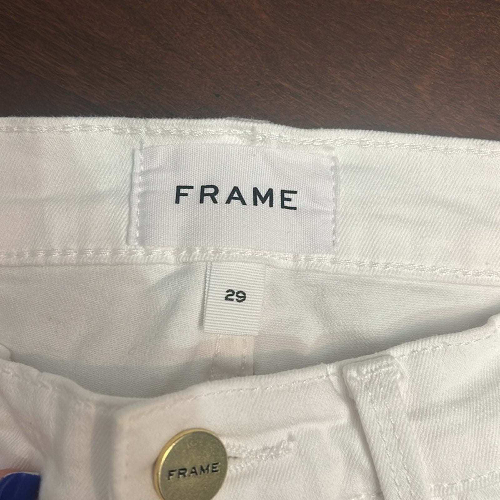 Frame Denim Le Skinny De Jeanne Crop Ankle Jeans In Blanc - size 29