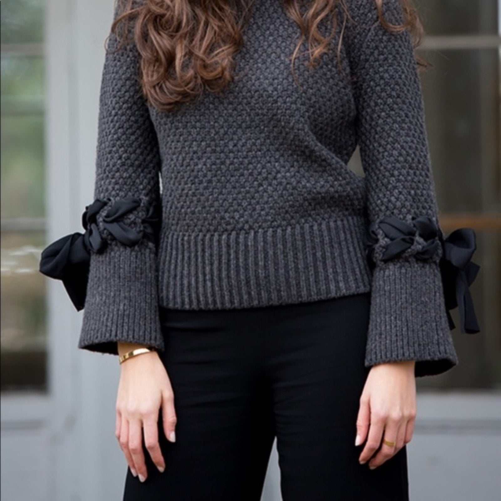Club Monaco Weronika sweater - Charcoal Black - size M
