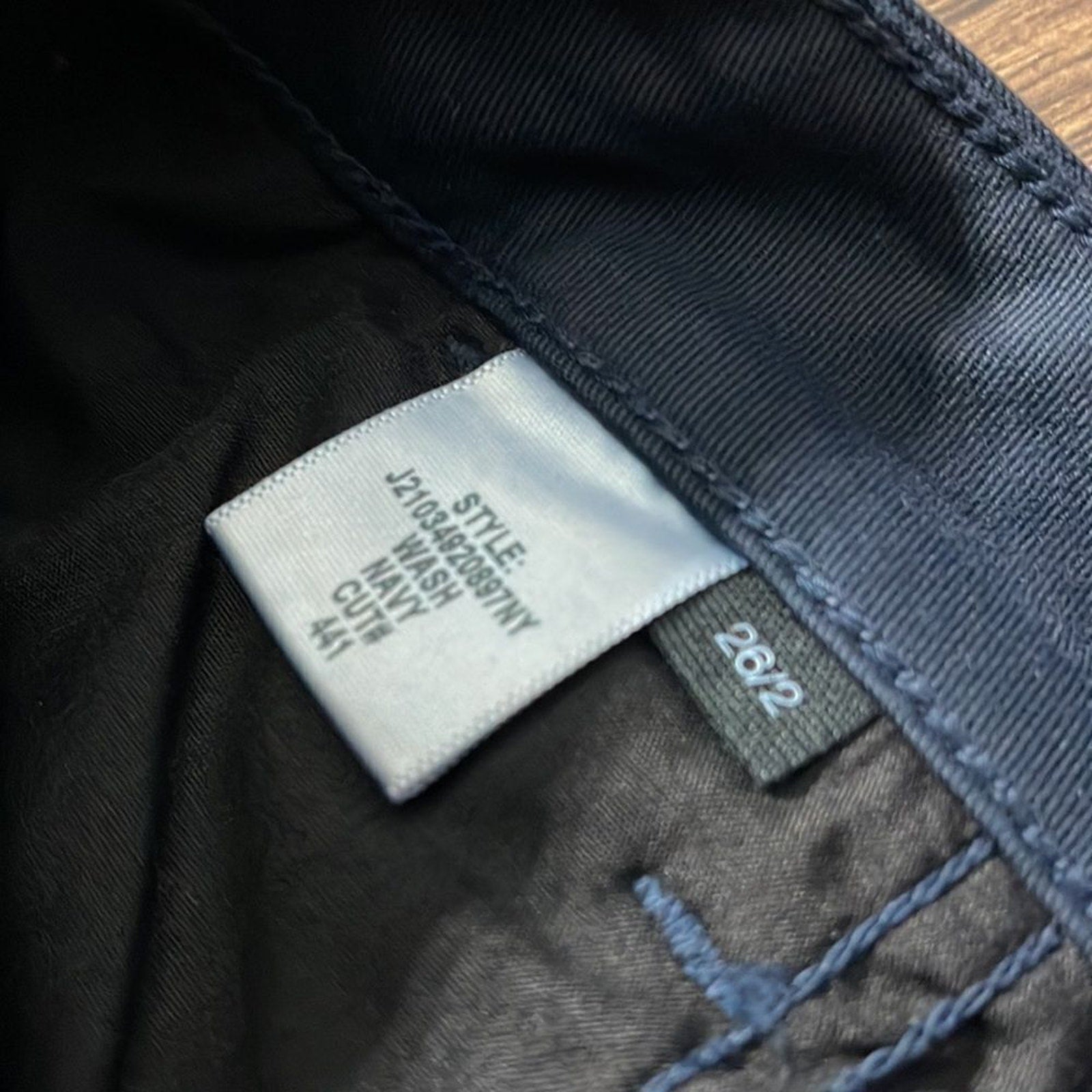 NWT VERONICA BEARD Ayla Navy womens Chino Stretch Pants - size 26 / 2
