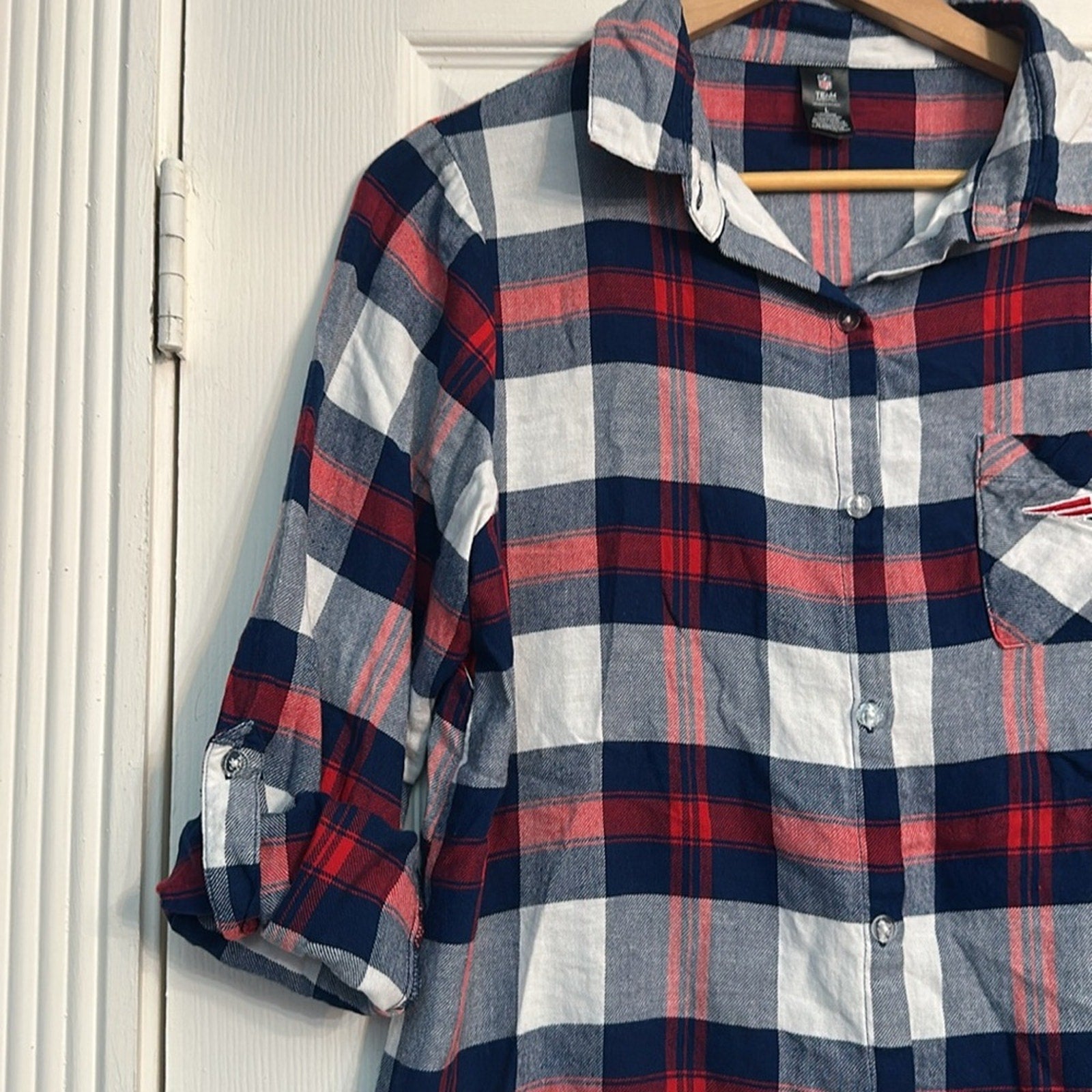 NFL Patriots official flannel shirt - size large