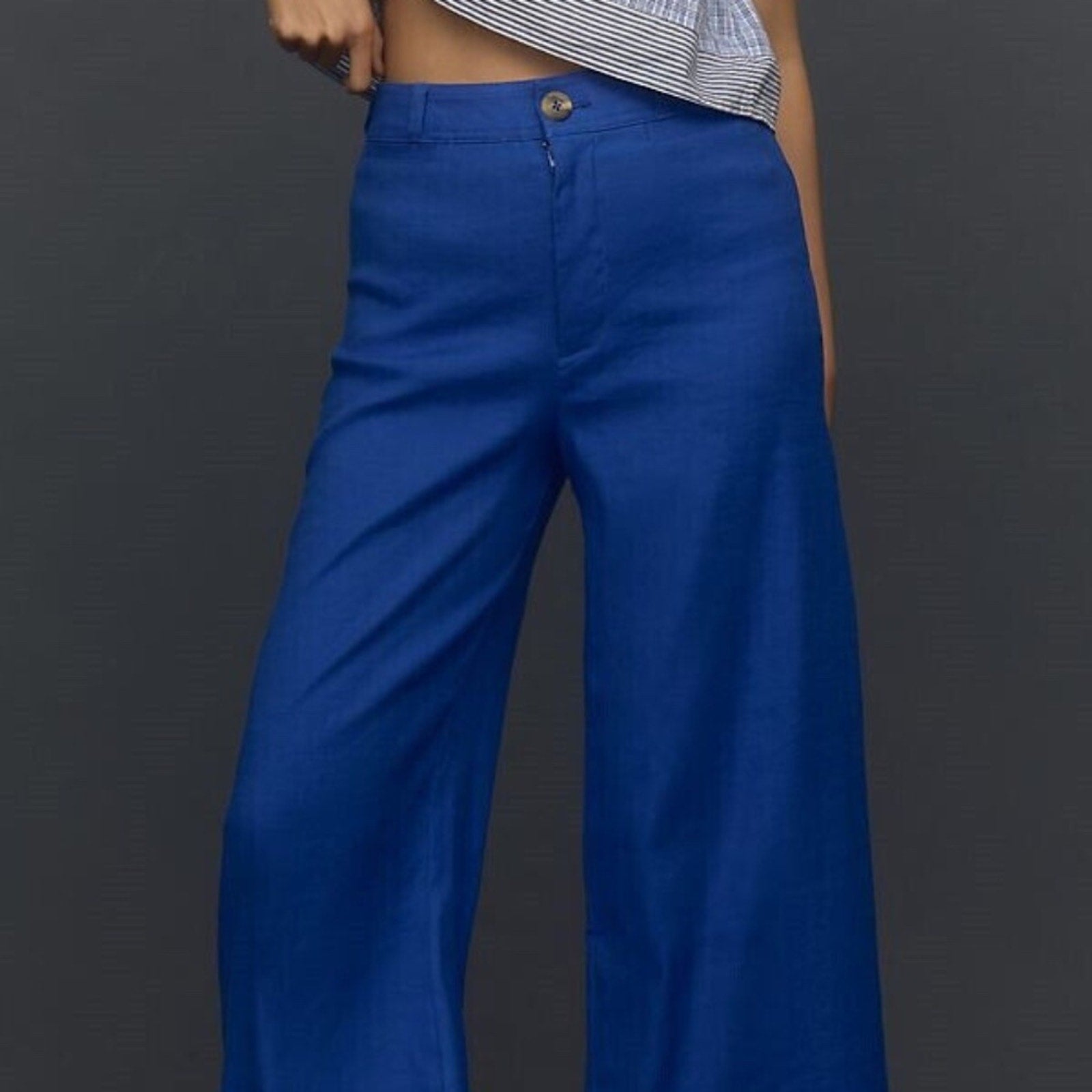 Maeve The Colette Wide-leg Pants in blue - size 27