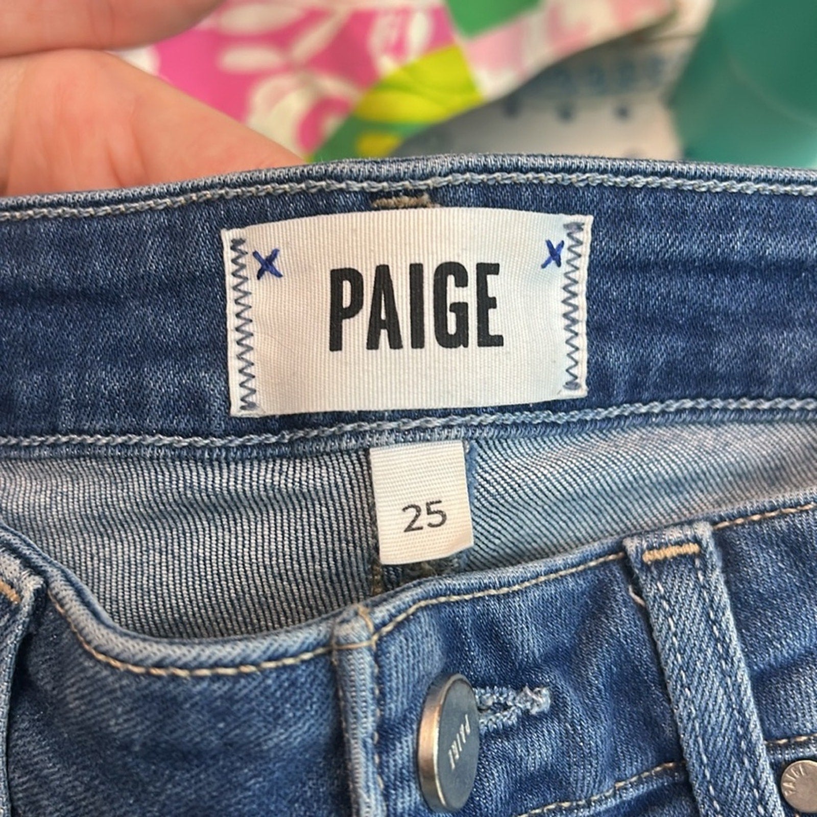 Paige Verdugo Crop Skinny Jeans - size 25