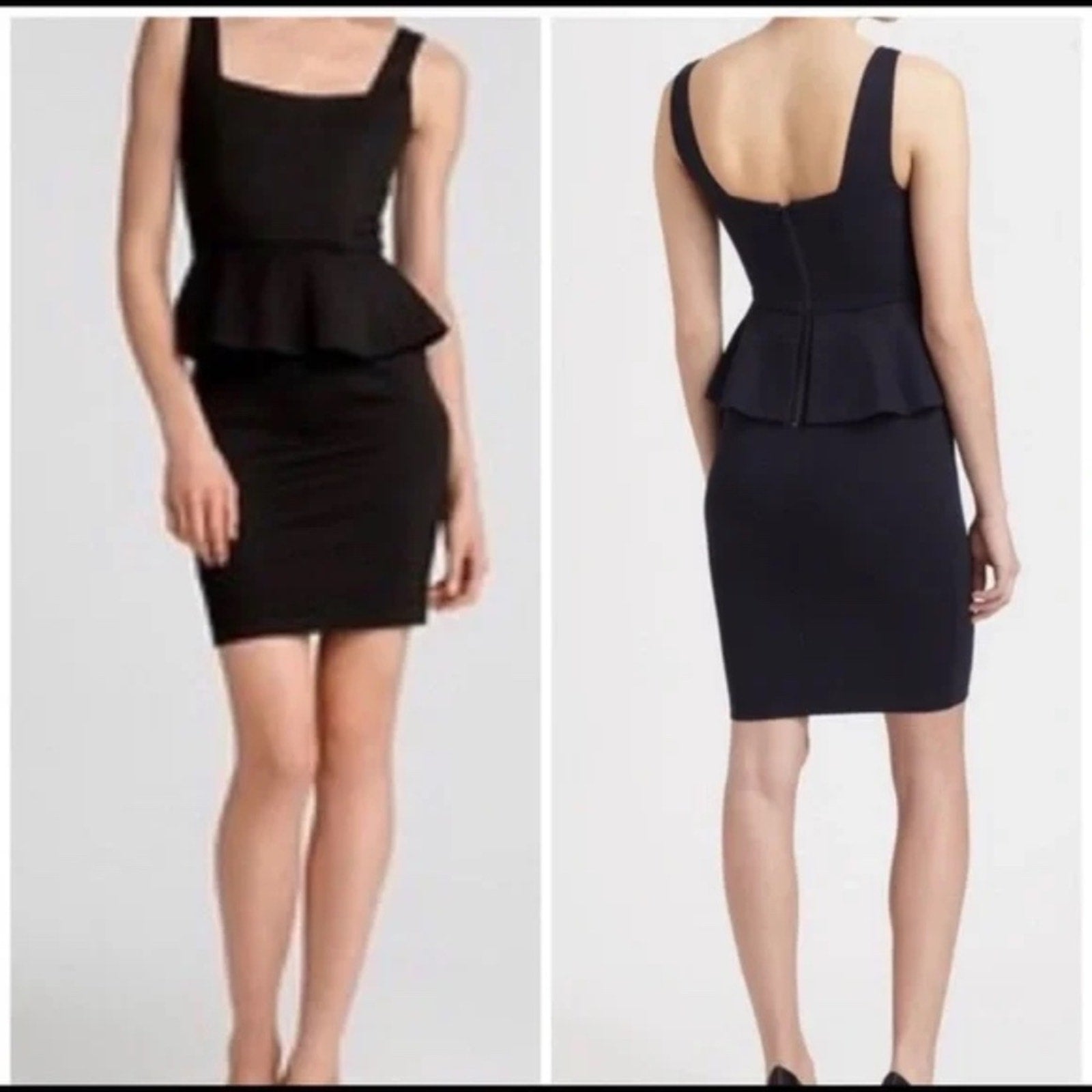 Alice and Olivia Employed Peplum Dress - size 4