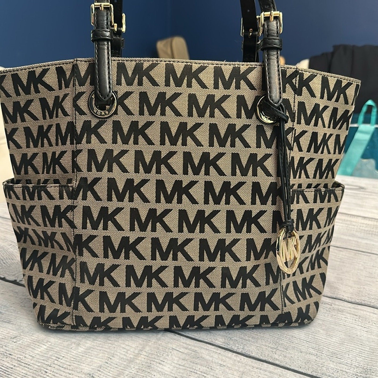 Micheal Kors Vintage Canvas Tote