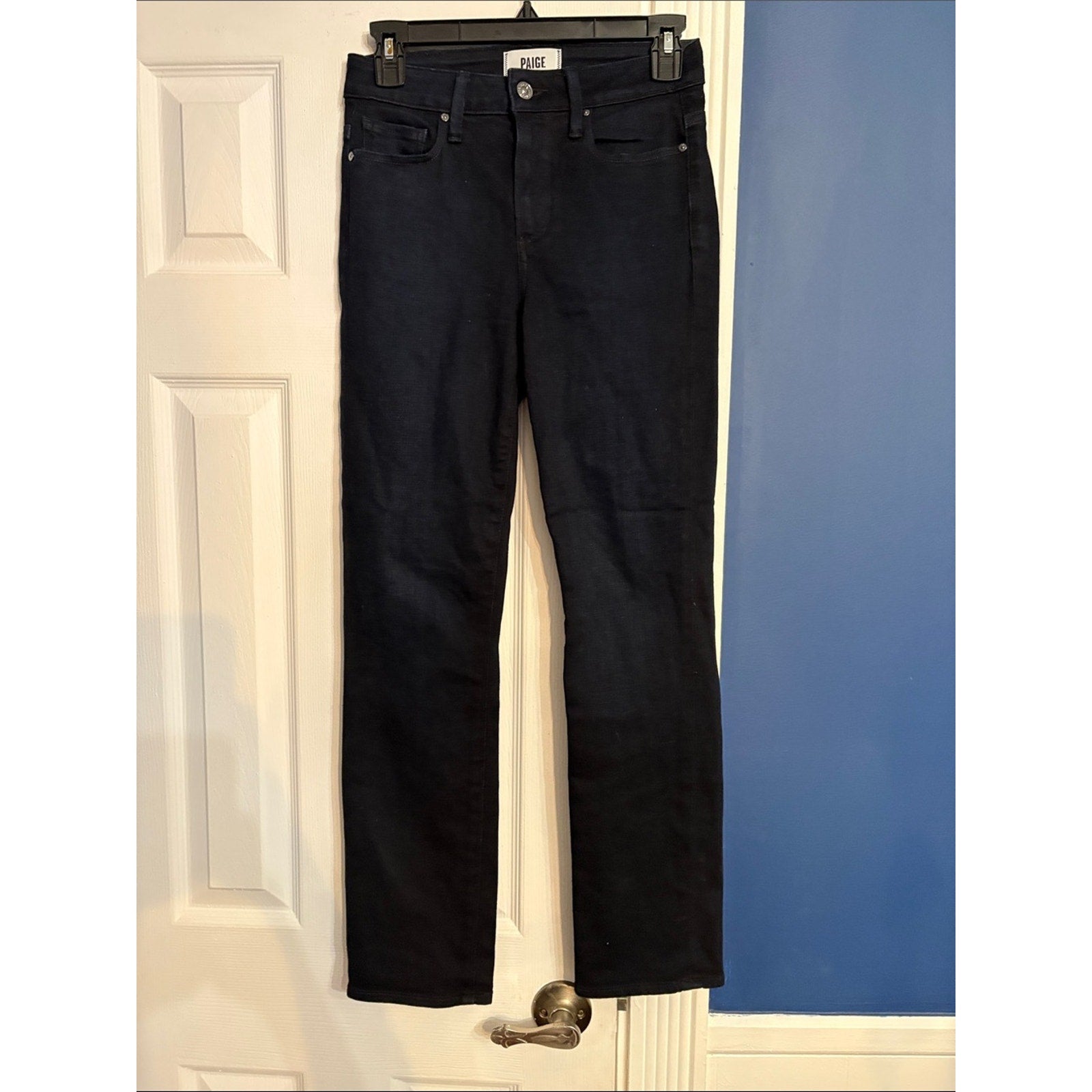 Paige Women's Cindy High Waist Ankle Straight Leg Jeans in Thames - size 25