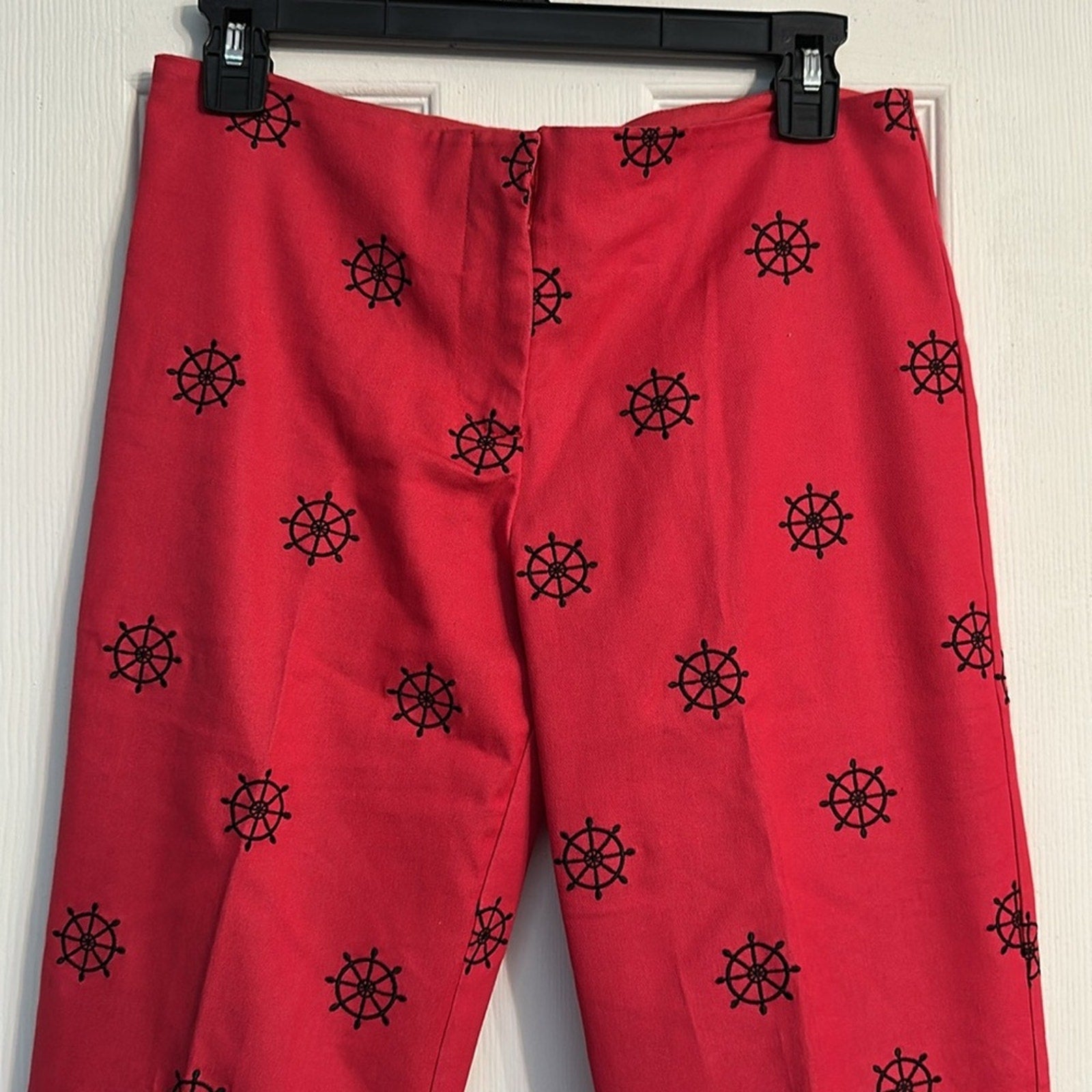 Lilly Pulitzer red vintage pants white label - size 6
