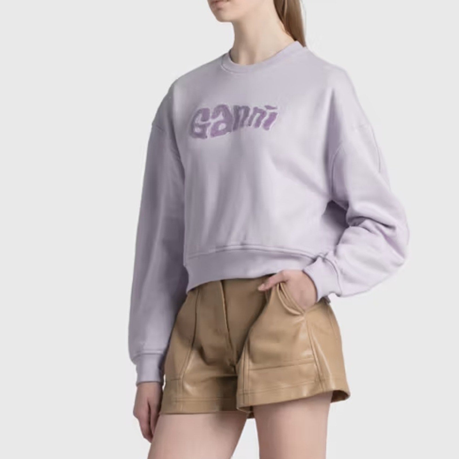 GANNI ISOLI LOGO SWEATSHIRT - size M