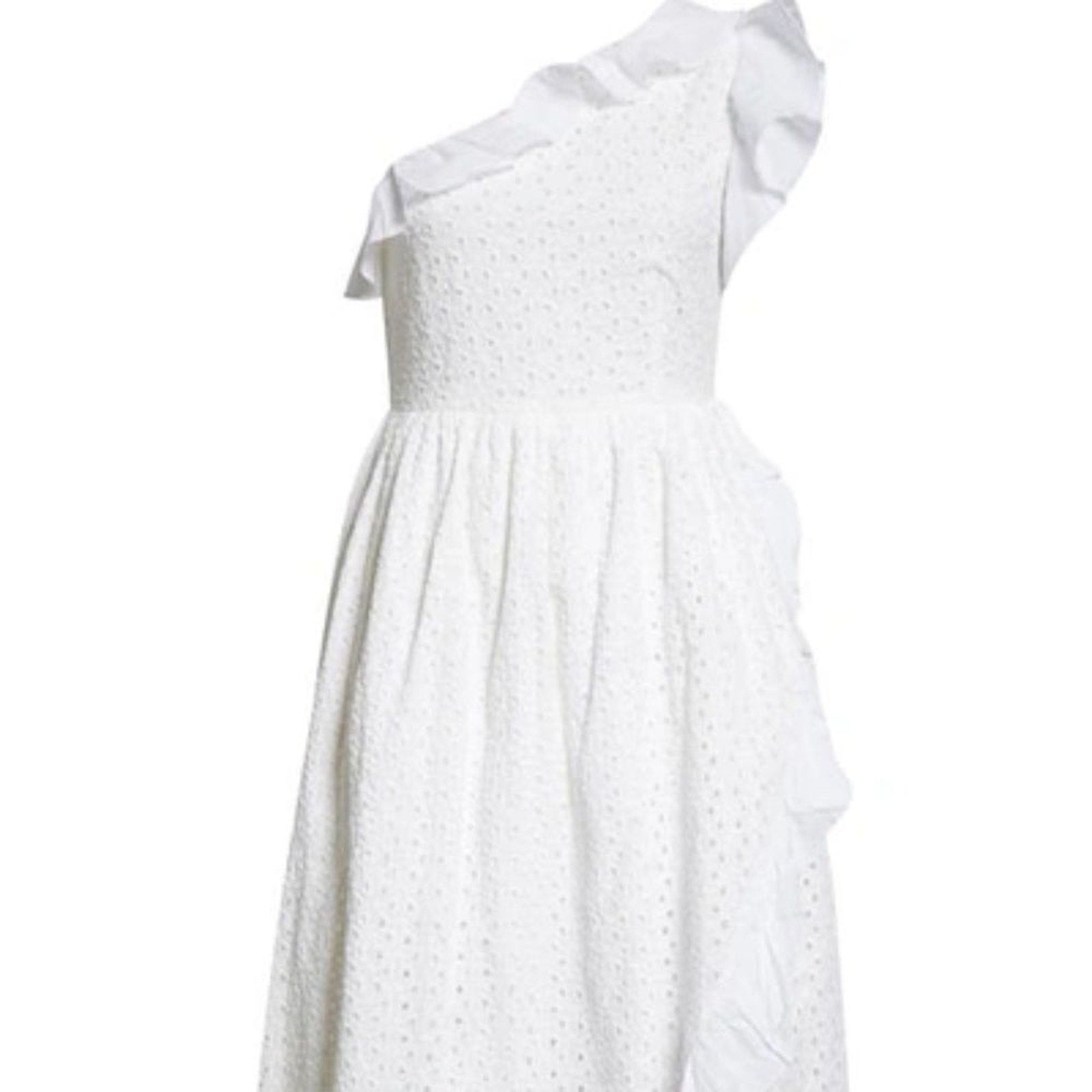 NWT BATSHEVA Jude Dress $475.00 White Broderie Anglaise Eyelet - size 6
