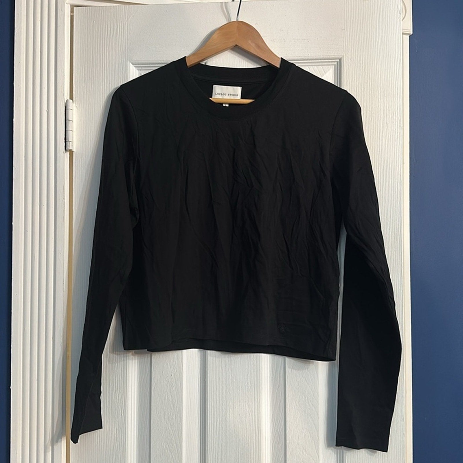 NEW LOULOU STUDIO MASAL LONG SLEEVE SHIRT - size L