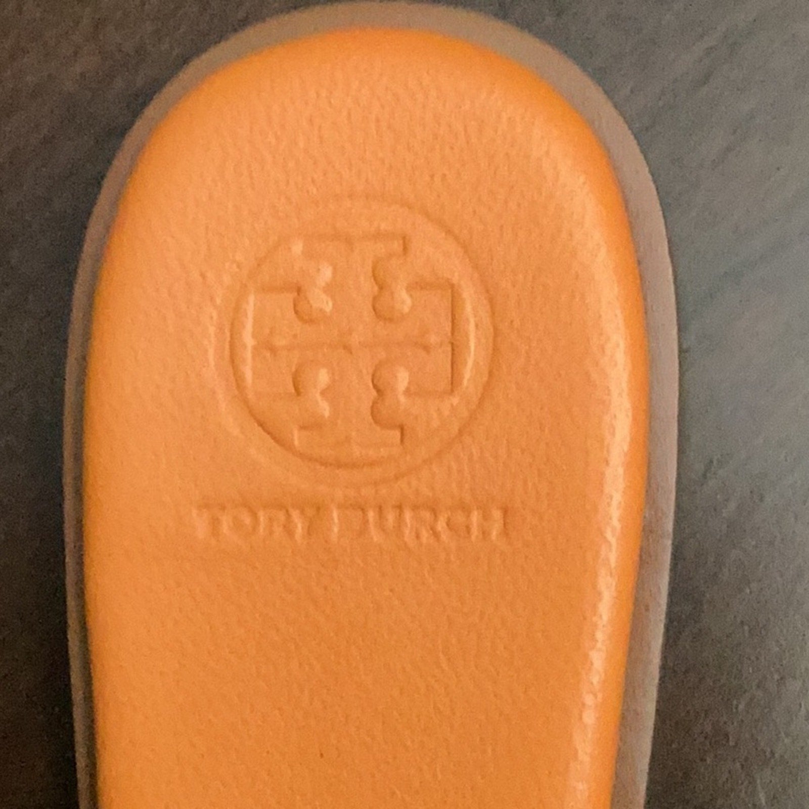 New Tory Burch Sun Orange Thong Benton Sandal - 8.5