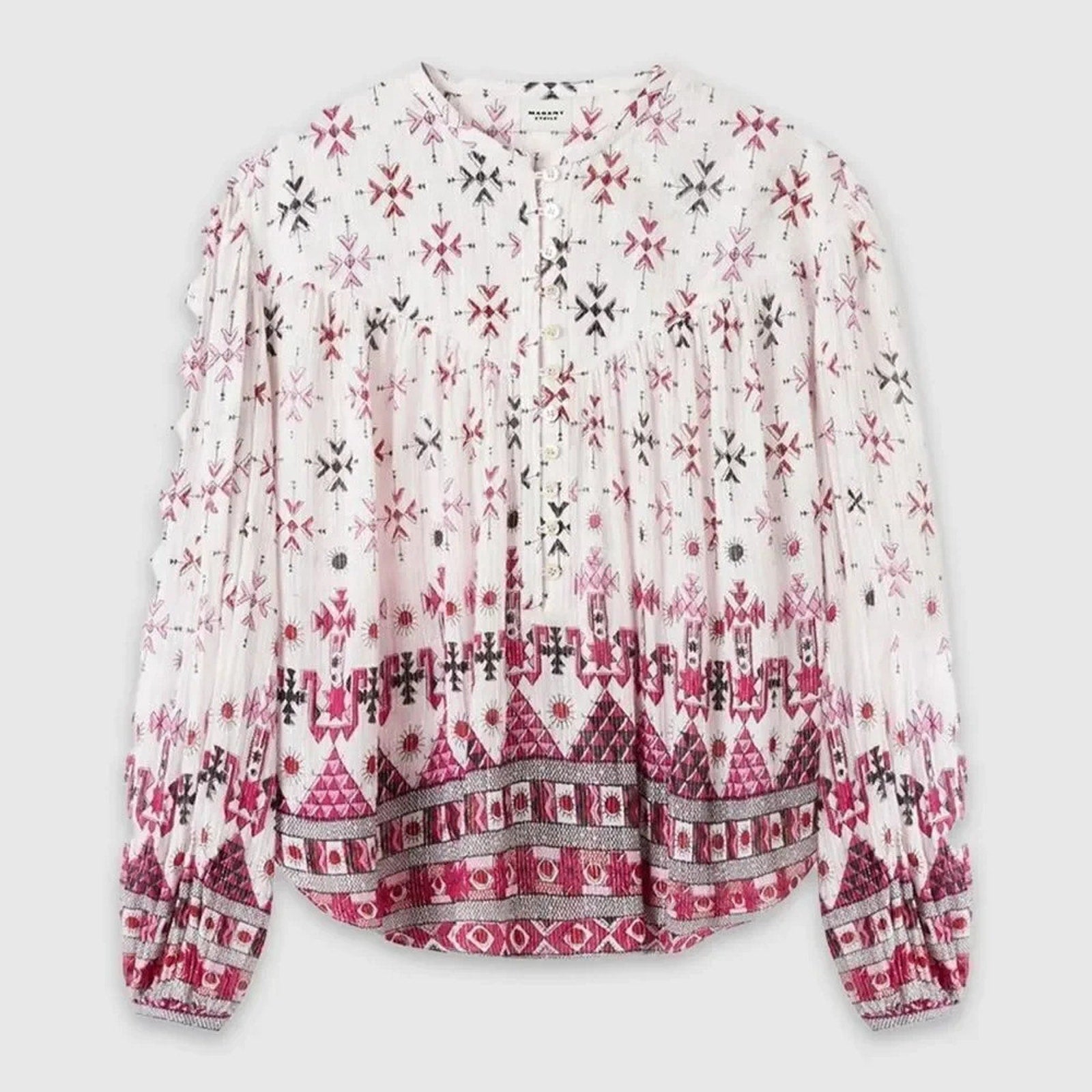 NEW ISABEL MARANT ETOILE Salika printed cotton blouse - size 38 (US 6)