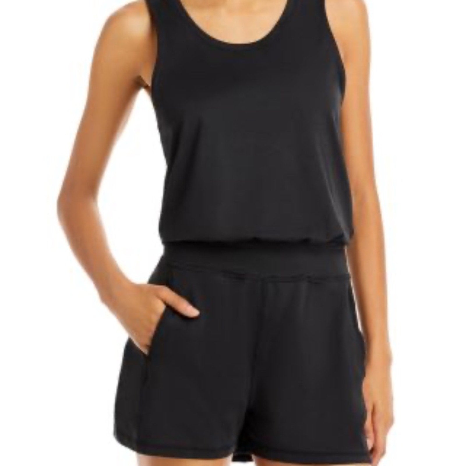 NEW Sweaty Betty Gary Racerback Romper - size M