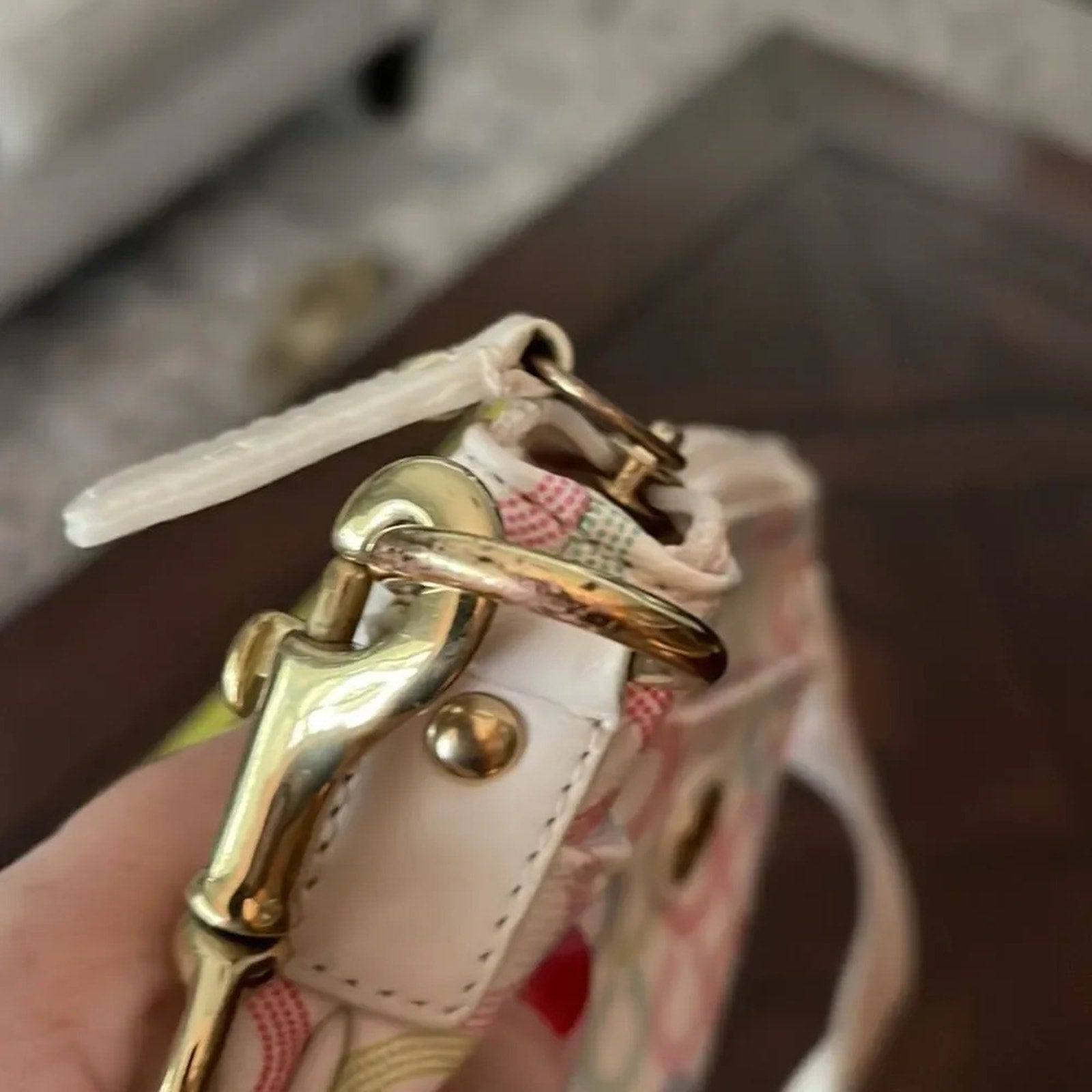 Coach Signature Pastel Crossbody Bag Rare