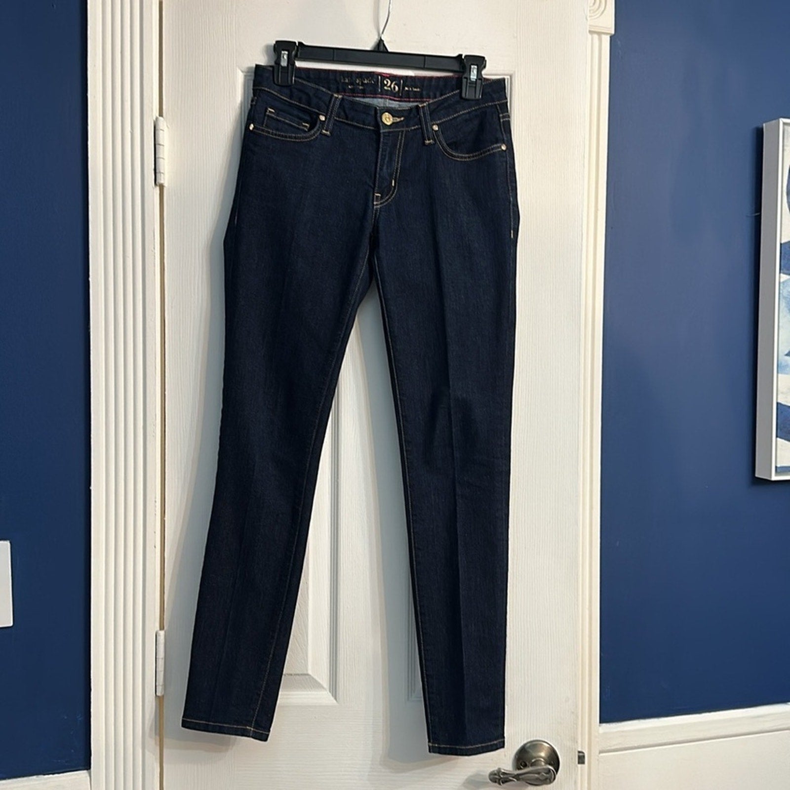 KATE SPADE Jeans Womens 26 Play Hooky Dark Wash Slim $198