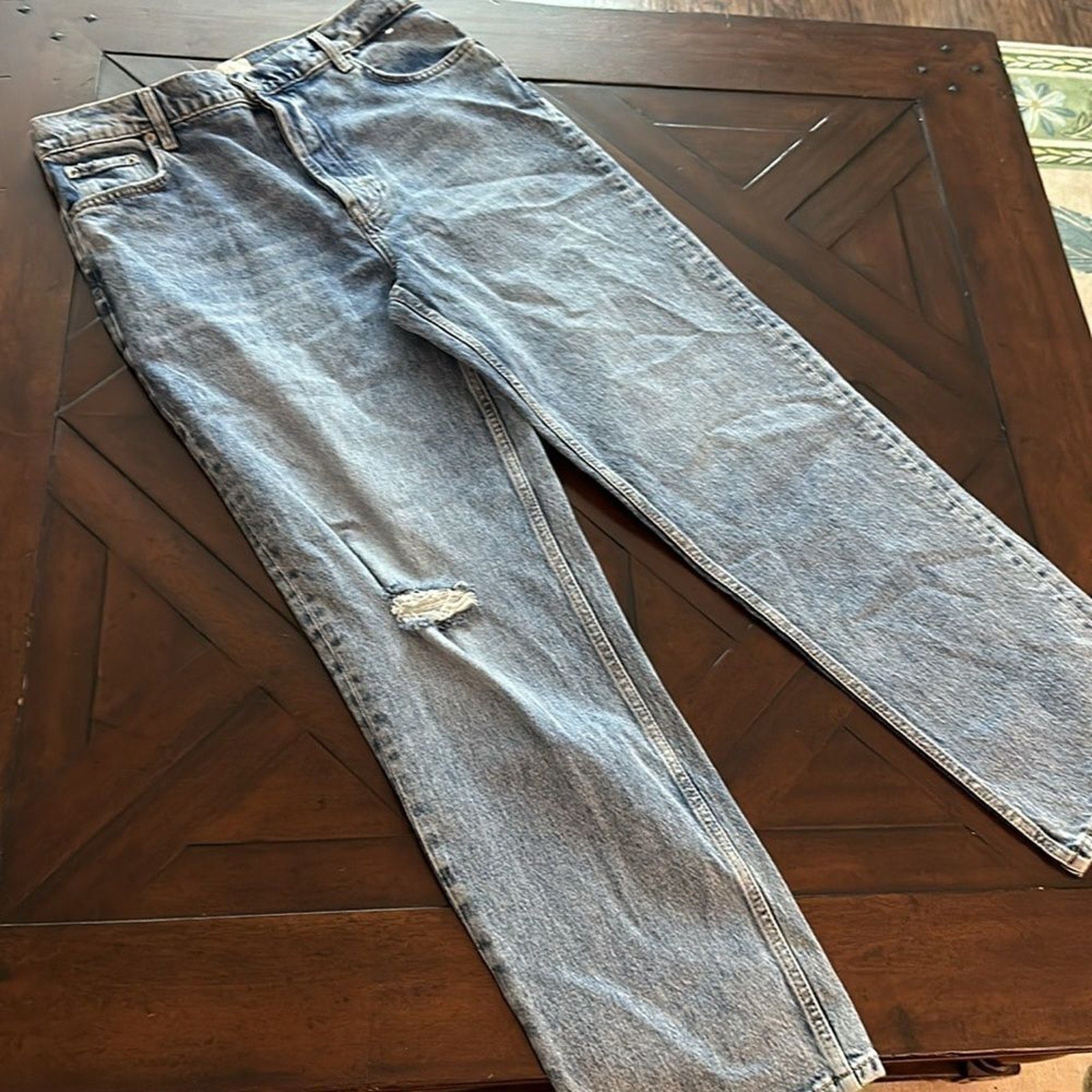 NWT RAILS The Topanga High Waist Straight Leg Jeans in Cascade - size 31