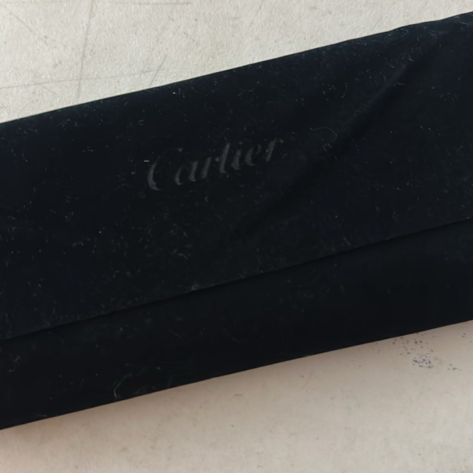 Cartier Marcello Long Wallet Brown Leather Gold Hardware Women's