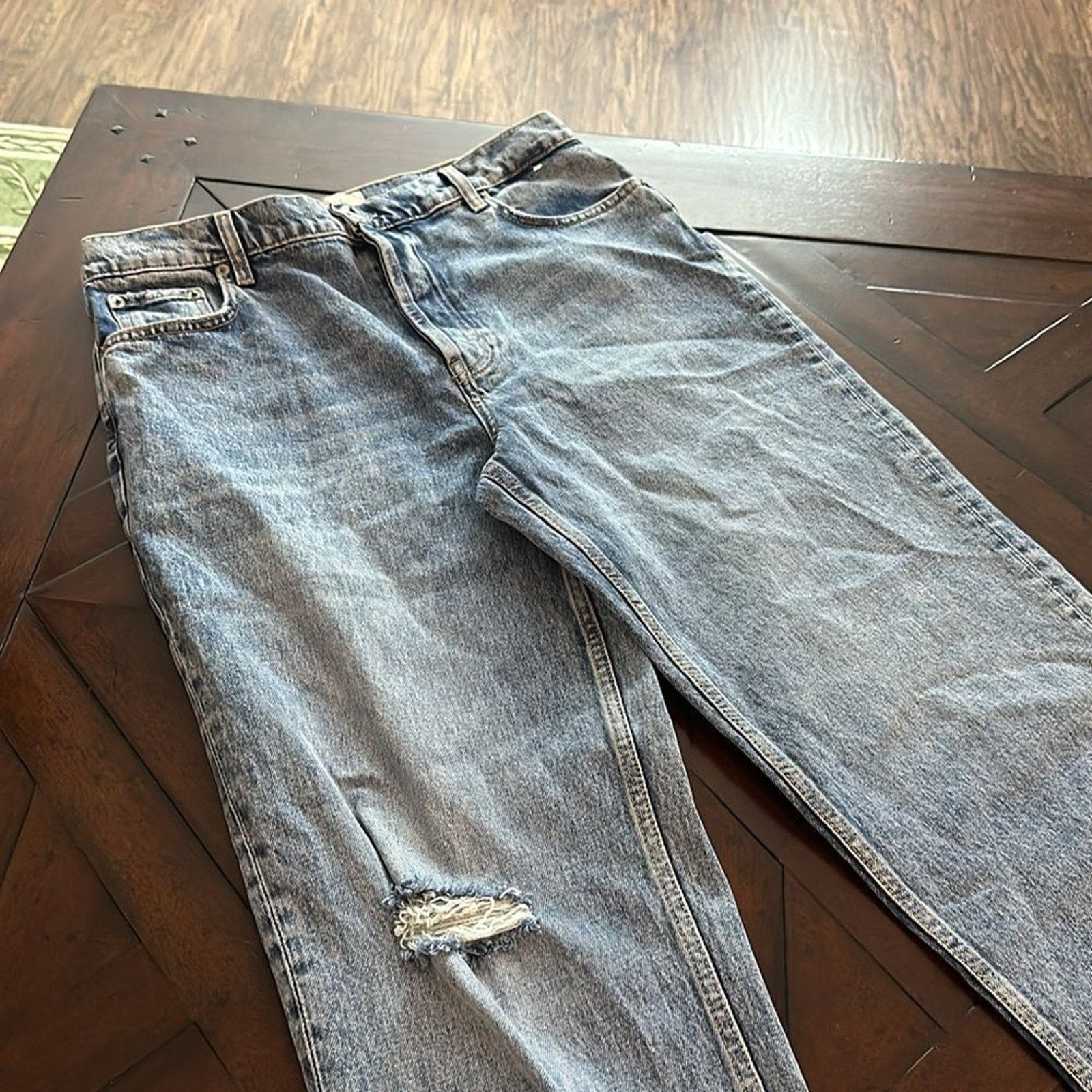 NWT RAILS The Topanga High Waist Straight Leg Jeans in Cascade - size 31