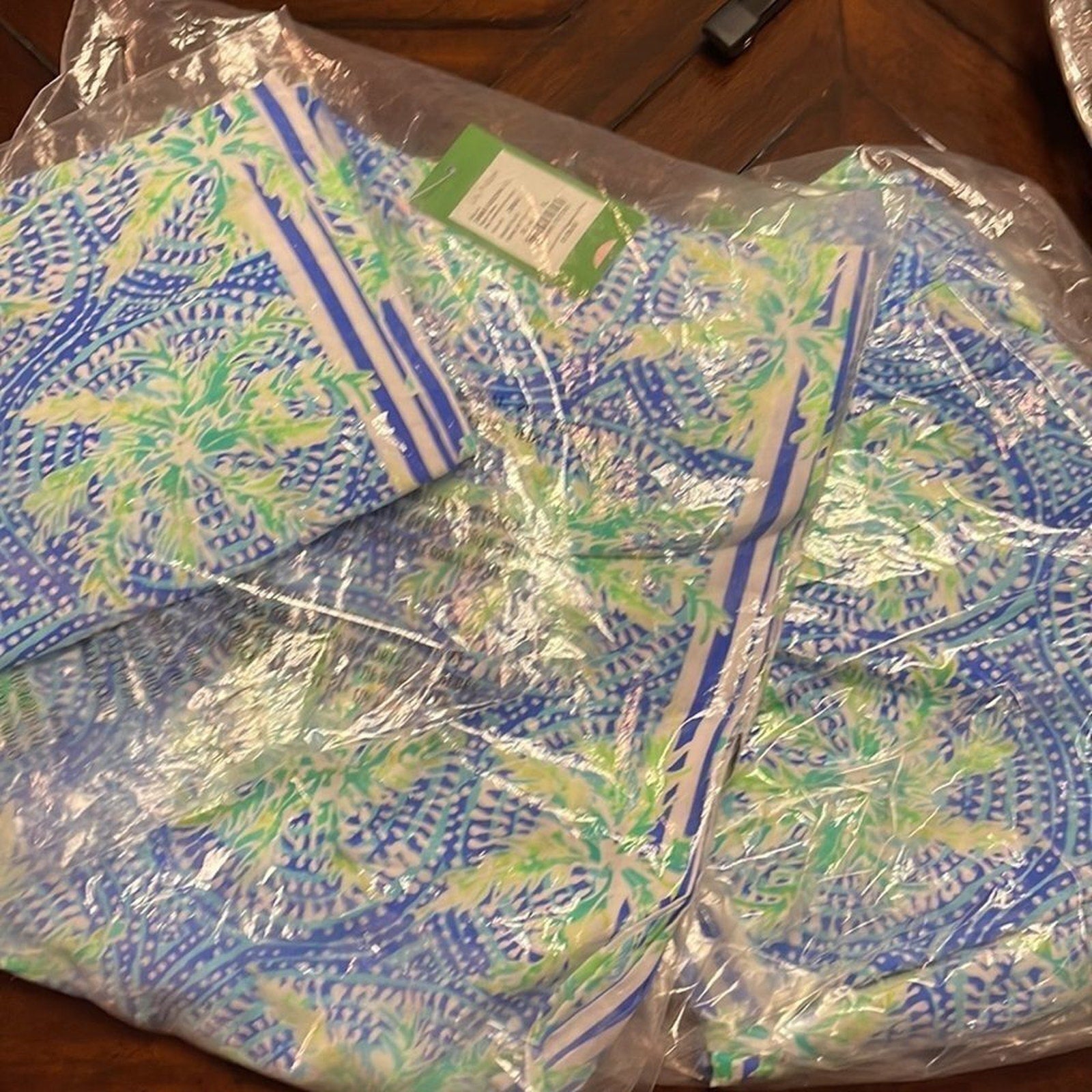 NWT Lilly Pulitzer -Bennet Blue Tropic Like Its Hot Eng