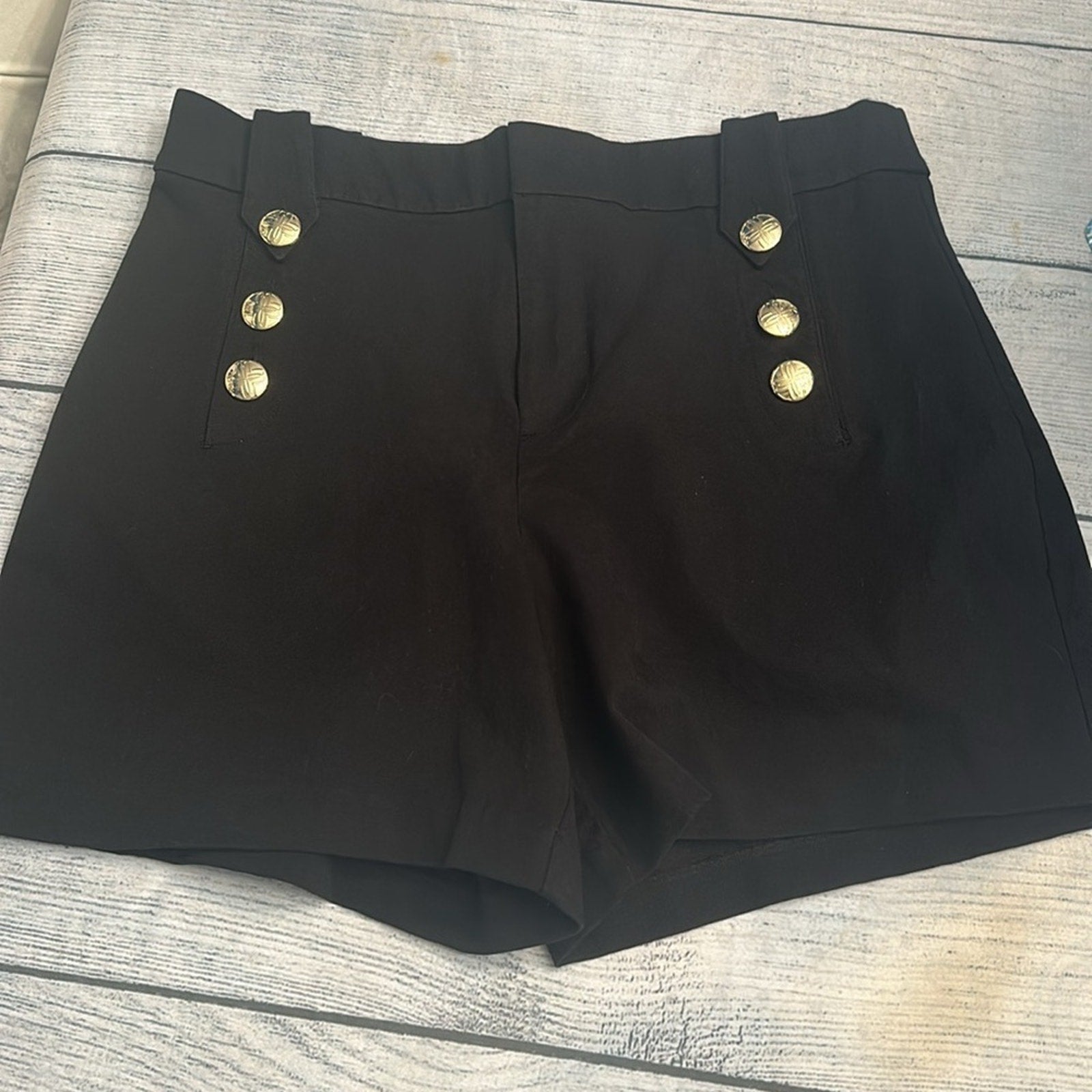 NWT Lilly Pulitzer 5" Parrish High Rise Shorts Noir - size 14