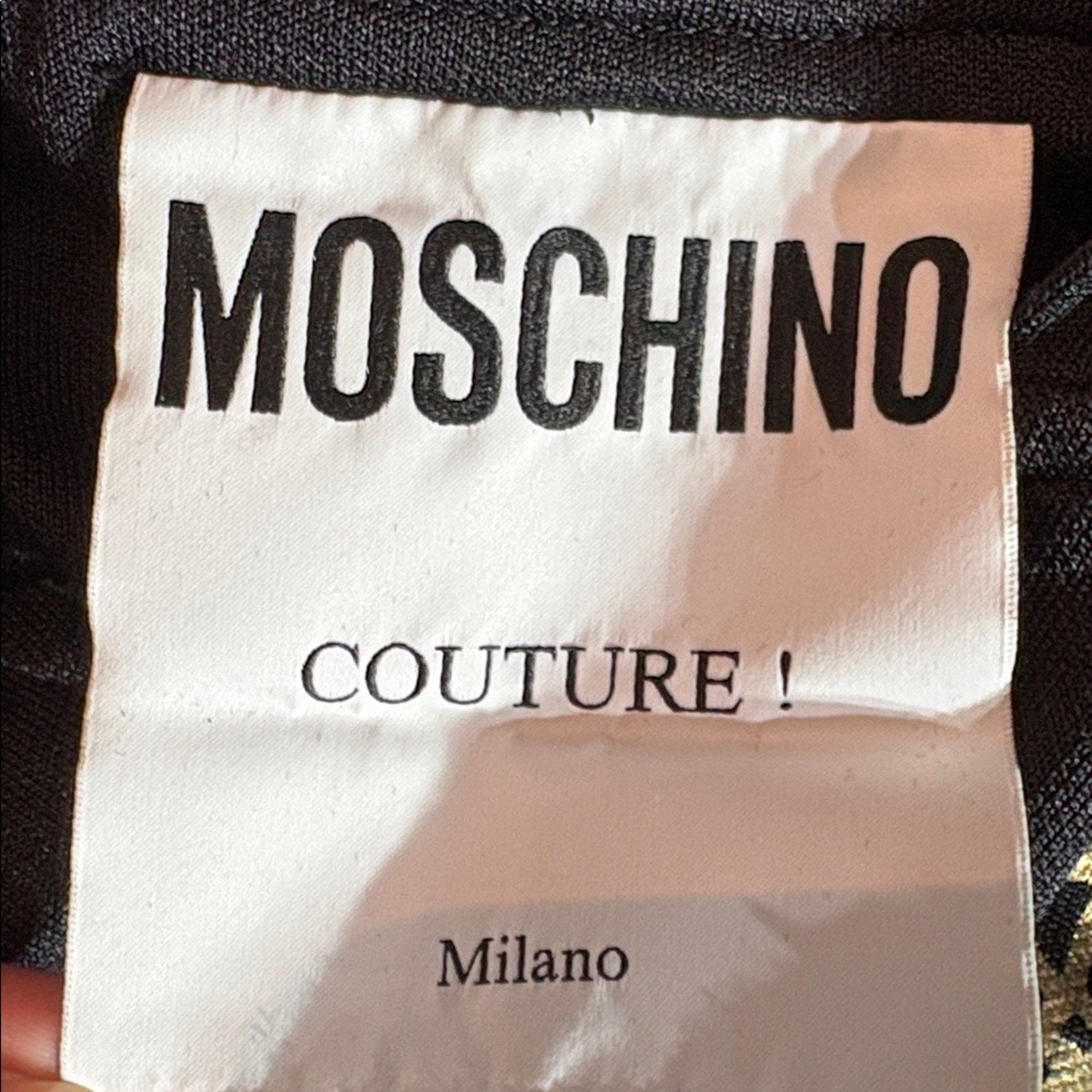 Moschino Couture gold skull hoodie mini dress - size 4