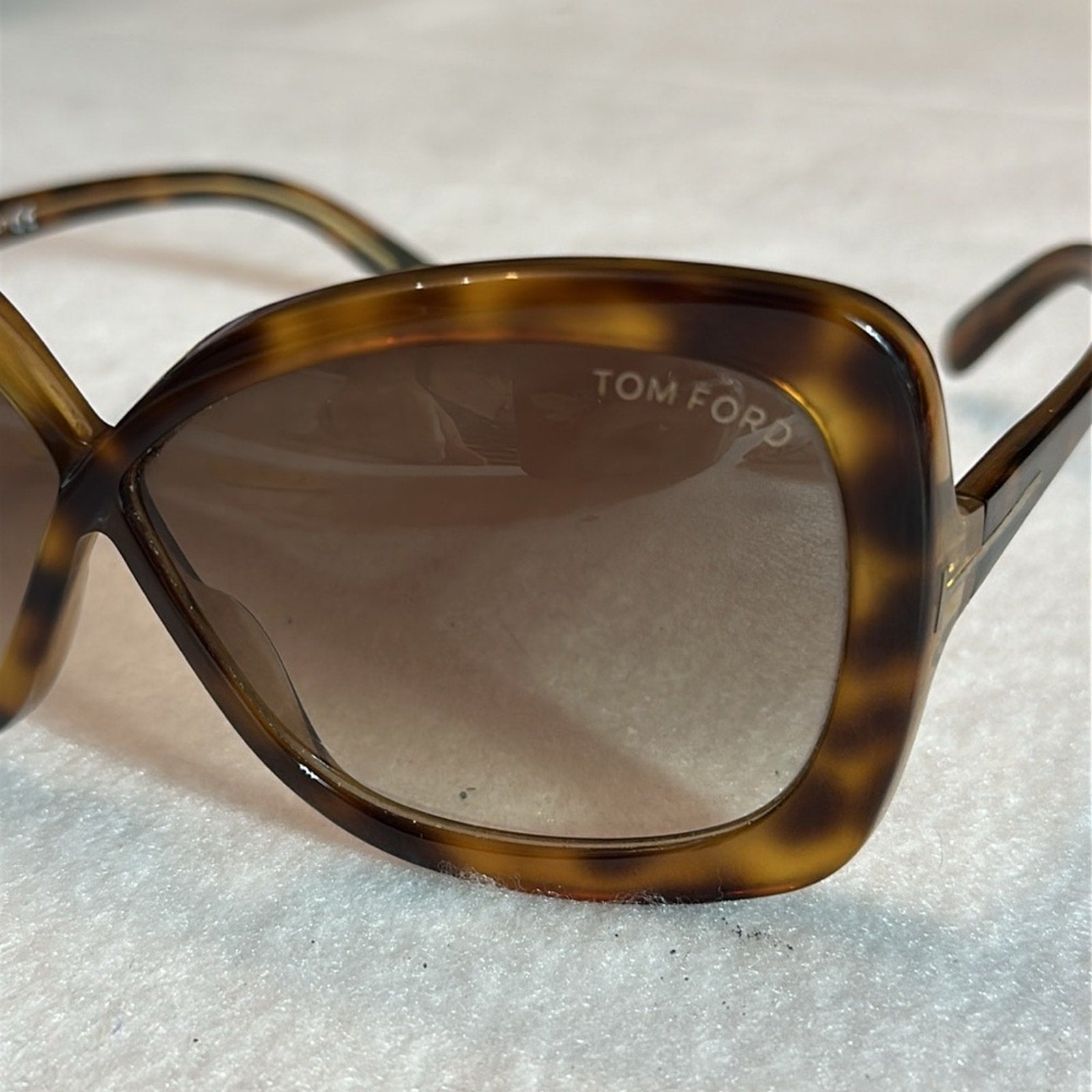 Tom Ford Calgary FT0227 Sunglasses-53P Blonde Havana (Brown Gradient Lens)-63mm