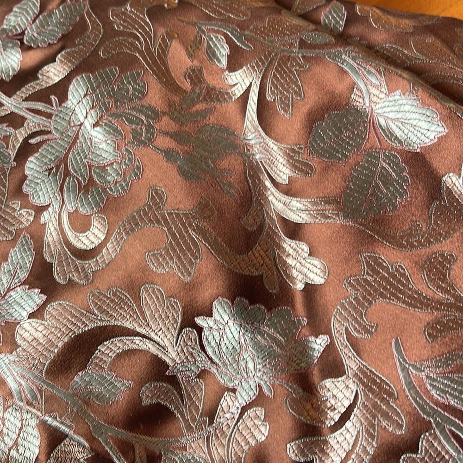 Vintage Jessica McClintock strapless brown metallic dress - size 4