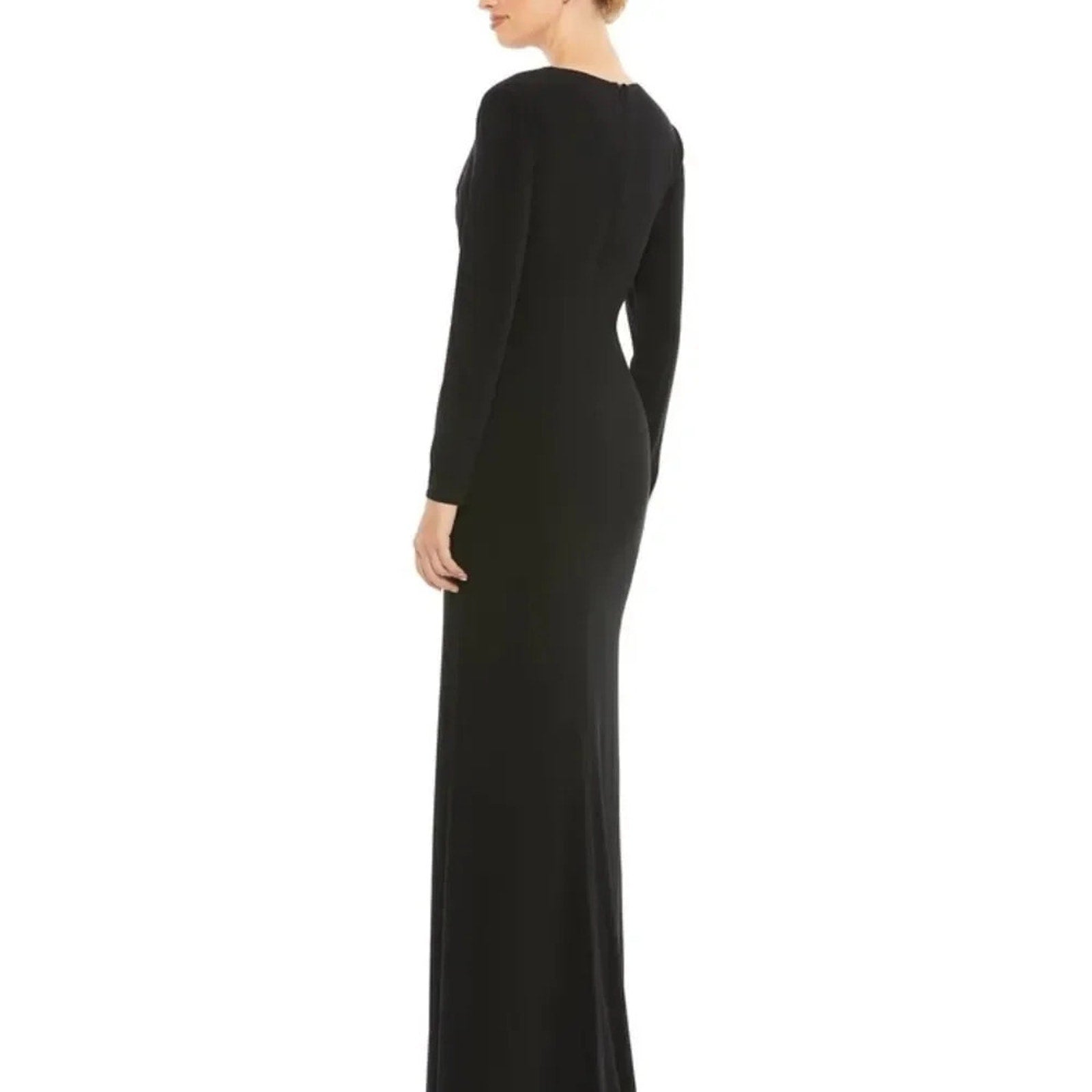 NWT Ieena By Mac Duggal Black dress Style No. 26686 - size. 6