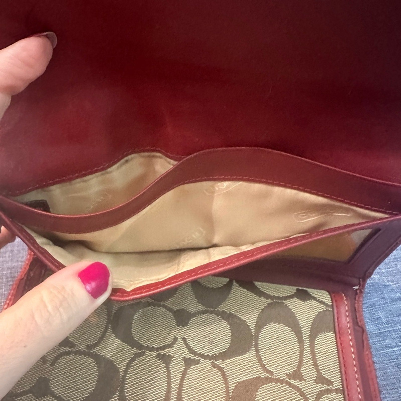 Coach vintage and wallet Y2K