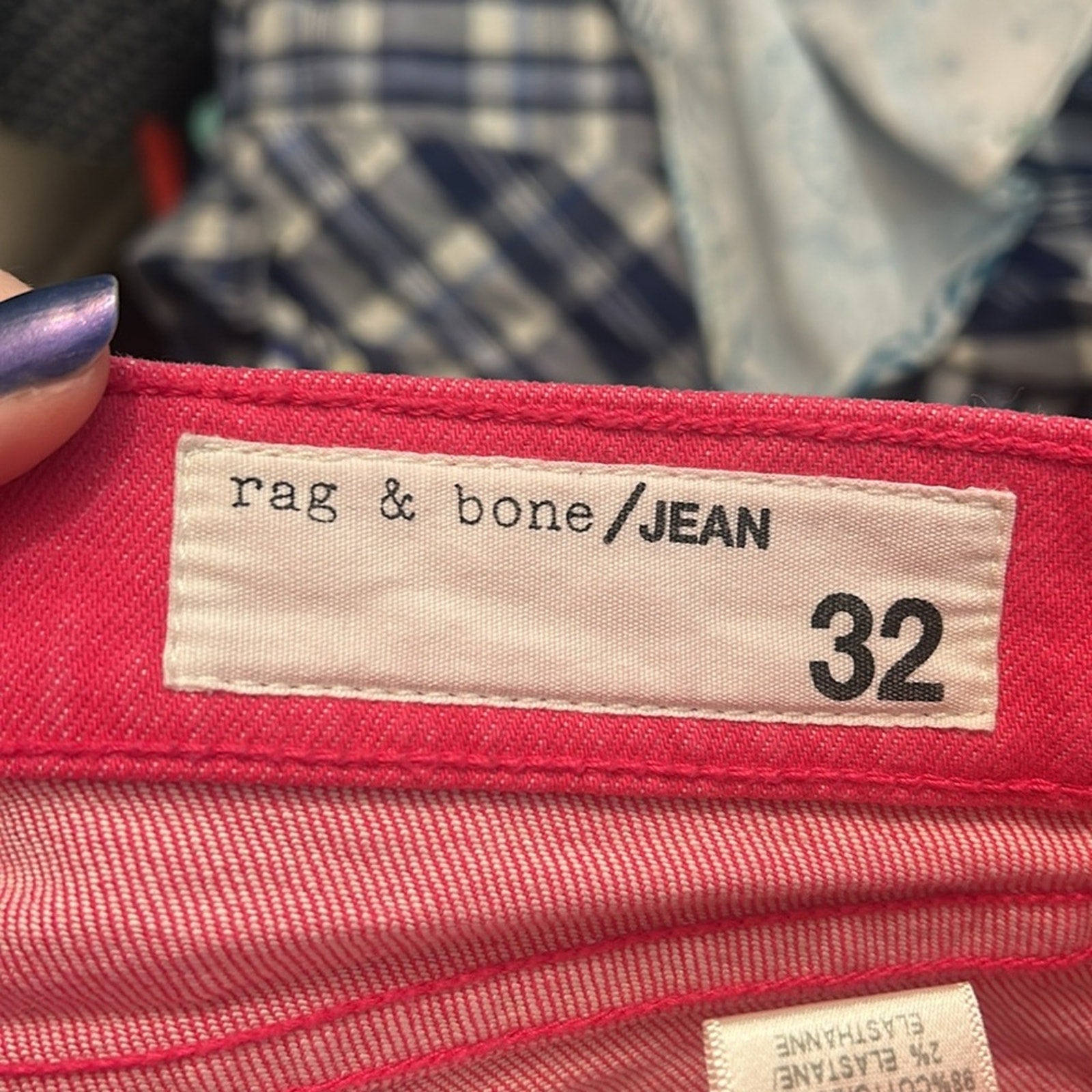 Rag & Bone Justine Short in Bull Pink - size 32