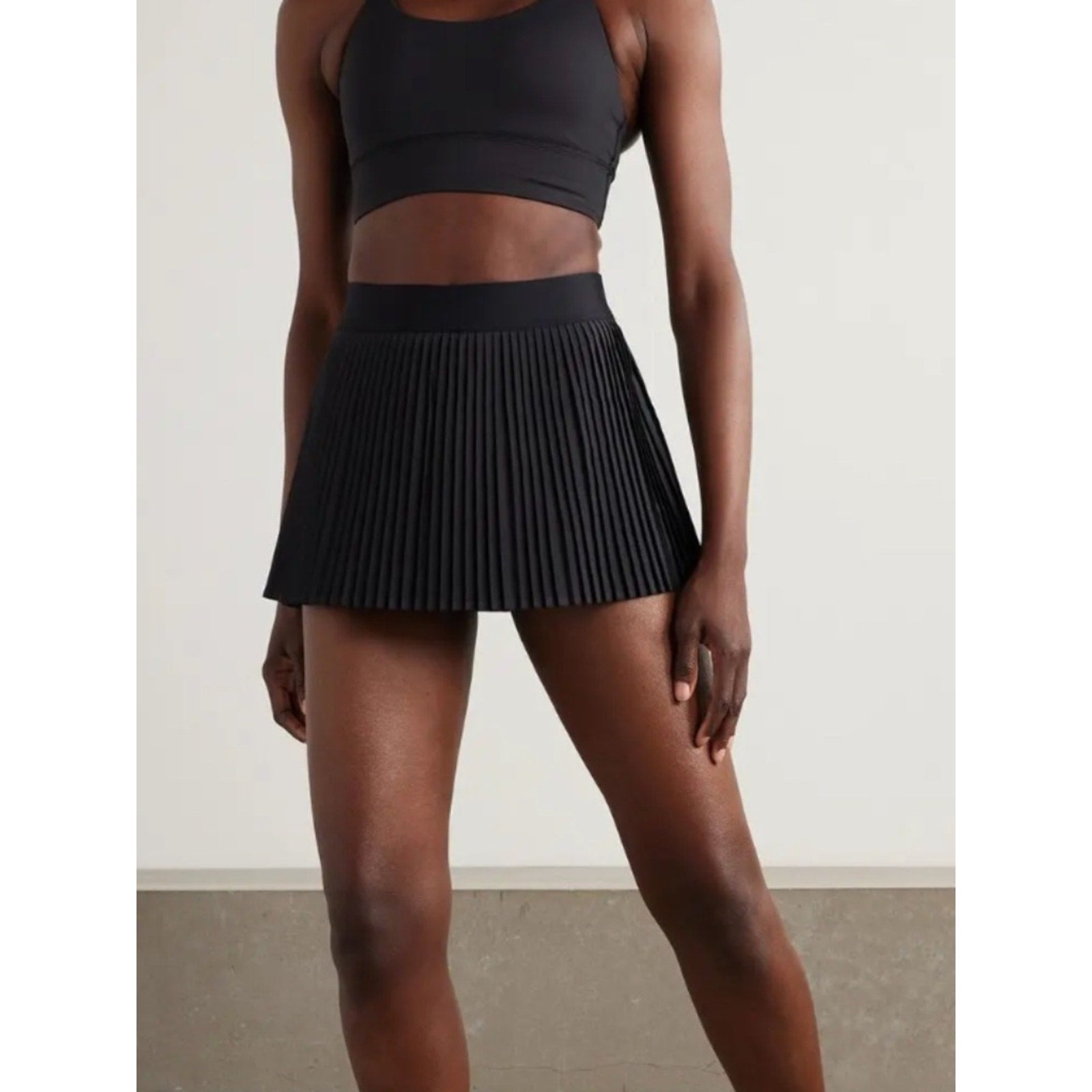 LULULEMON Varsity High-Rise Pleated Swift Tennis Skirt in Black 🌟