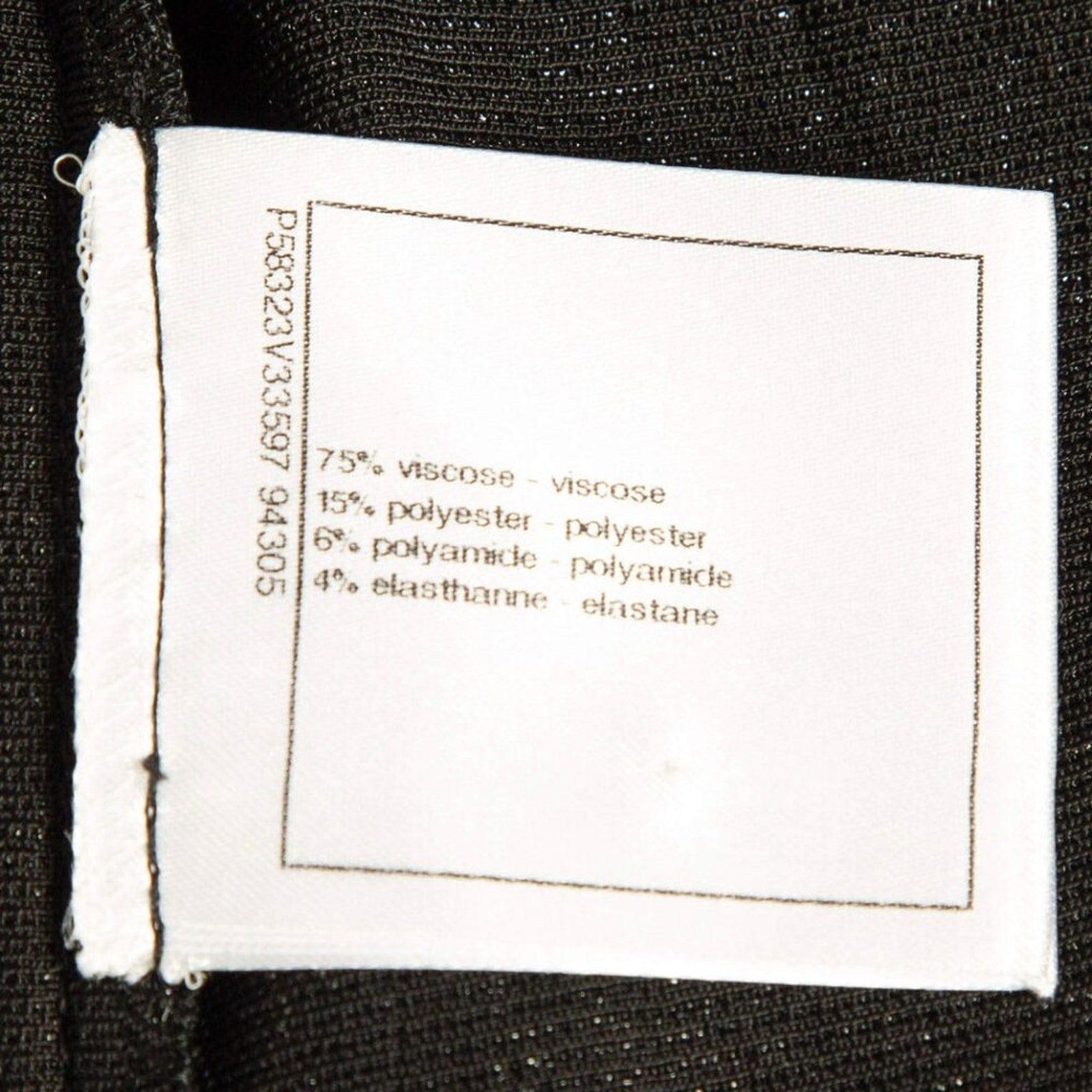 Chanel Black Metallic Lurex Knit Button Front Shift Dress -38 (US 6)