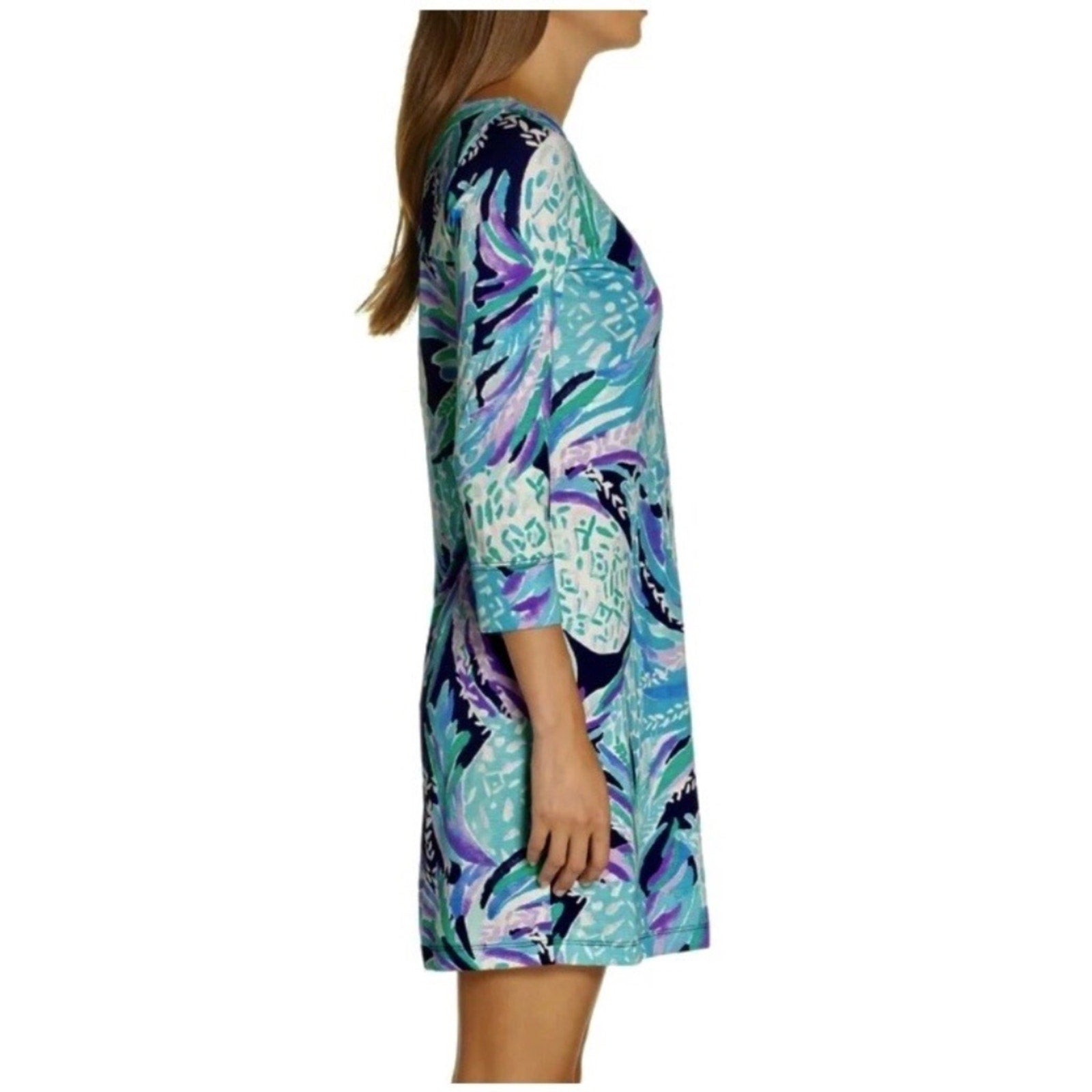 Lilly Pulitzer Hollee Dress Iris Blue - size small
