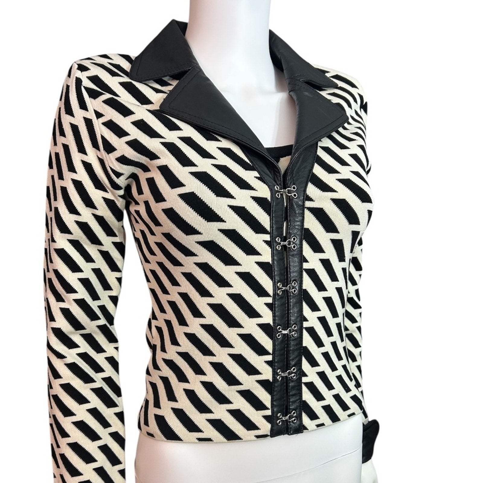 Wayne Rogers Cardigan Silk knit set - size Large