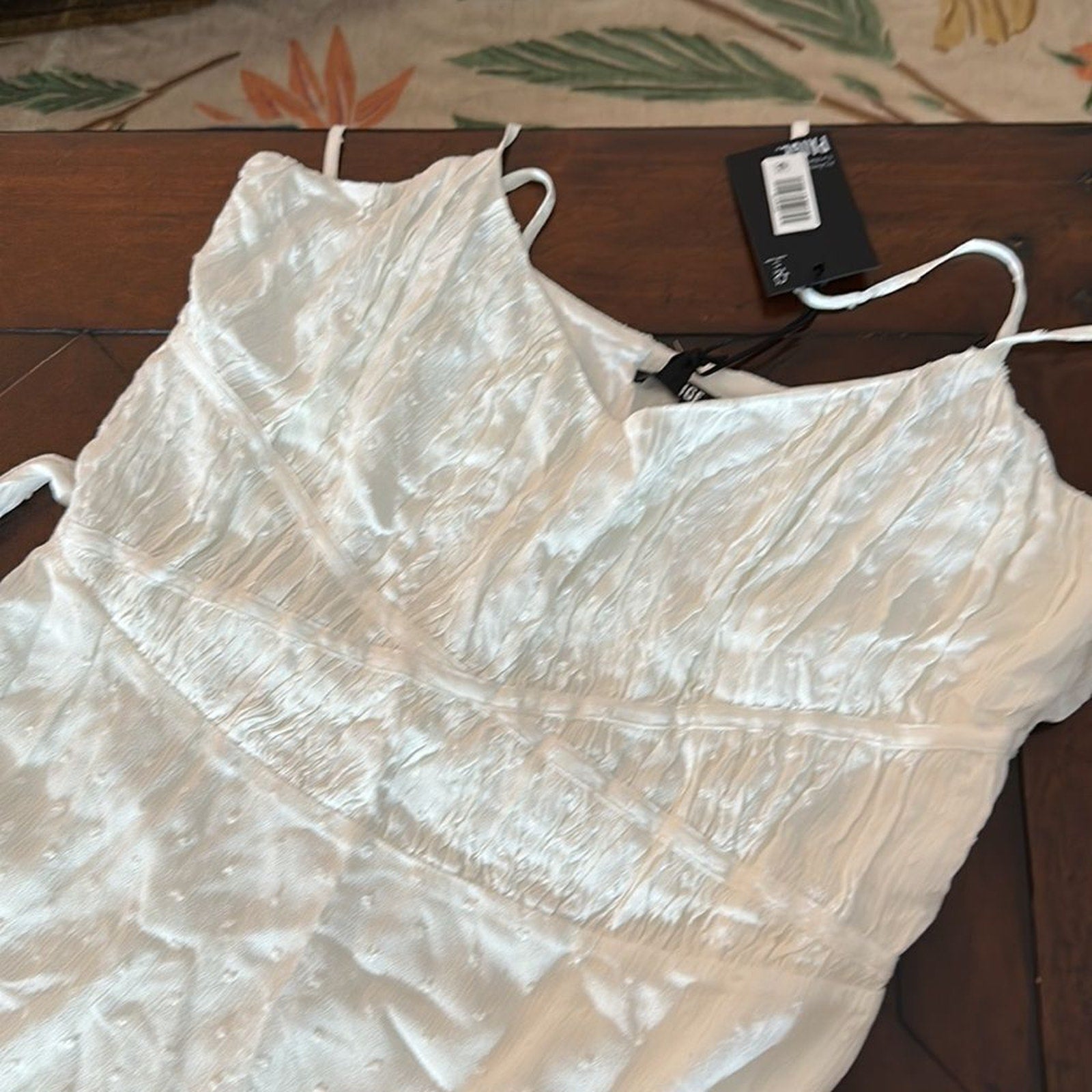 NWT Paige Inesa Midi Dress in White - size large