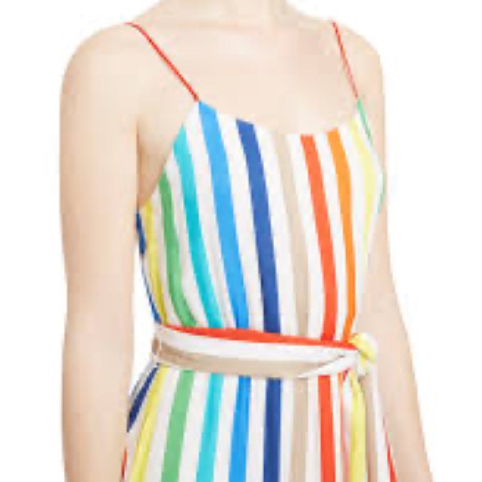 ALICE + OLIVIA Janan Rainbow Striped Dress - size 0