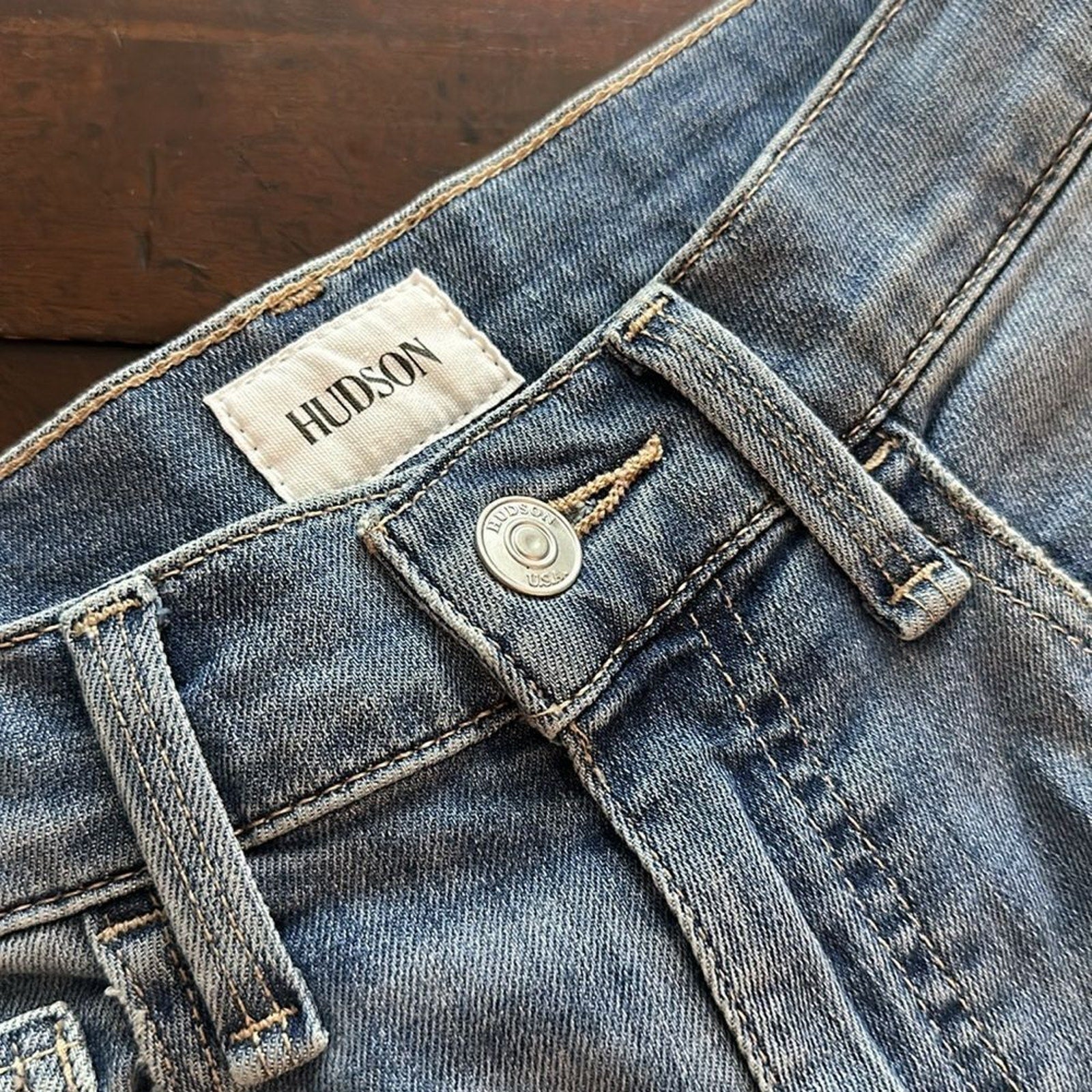 NWT Hudson Kass Stella High Rise Straight Jeans - size 26