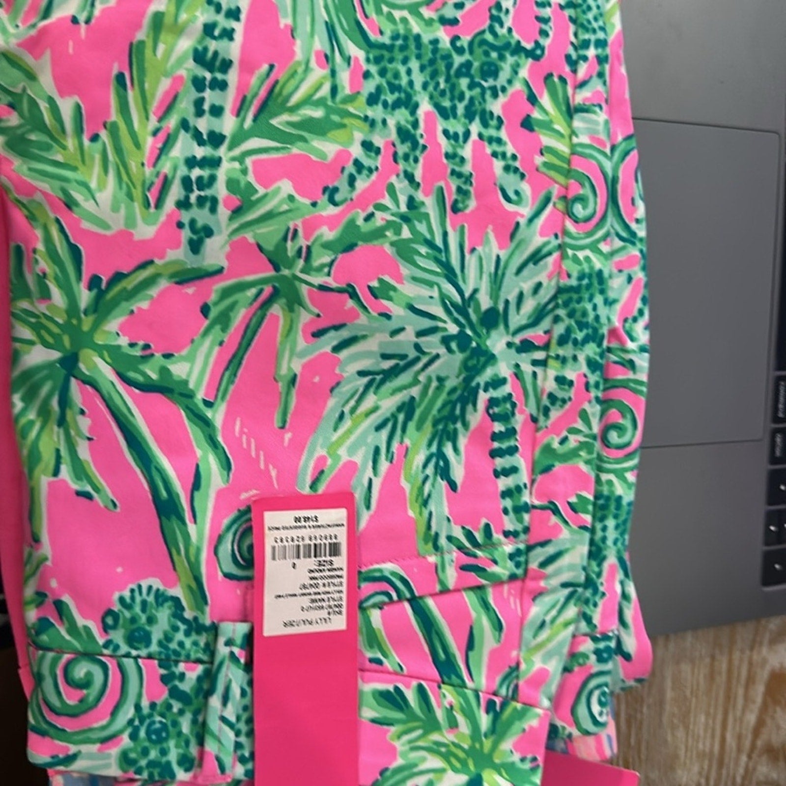 NWT Lilly Pulitzer Hangin Around Kelly High Rise Ankle Pants - size 0