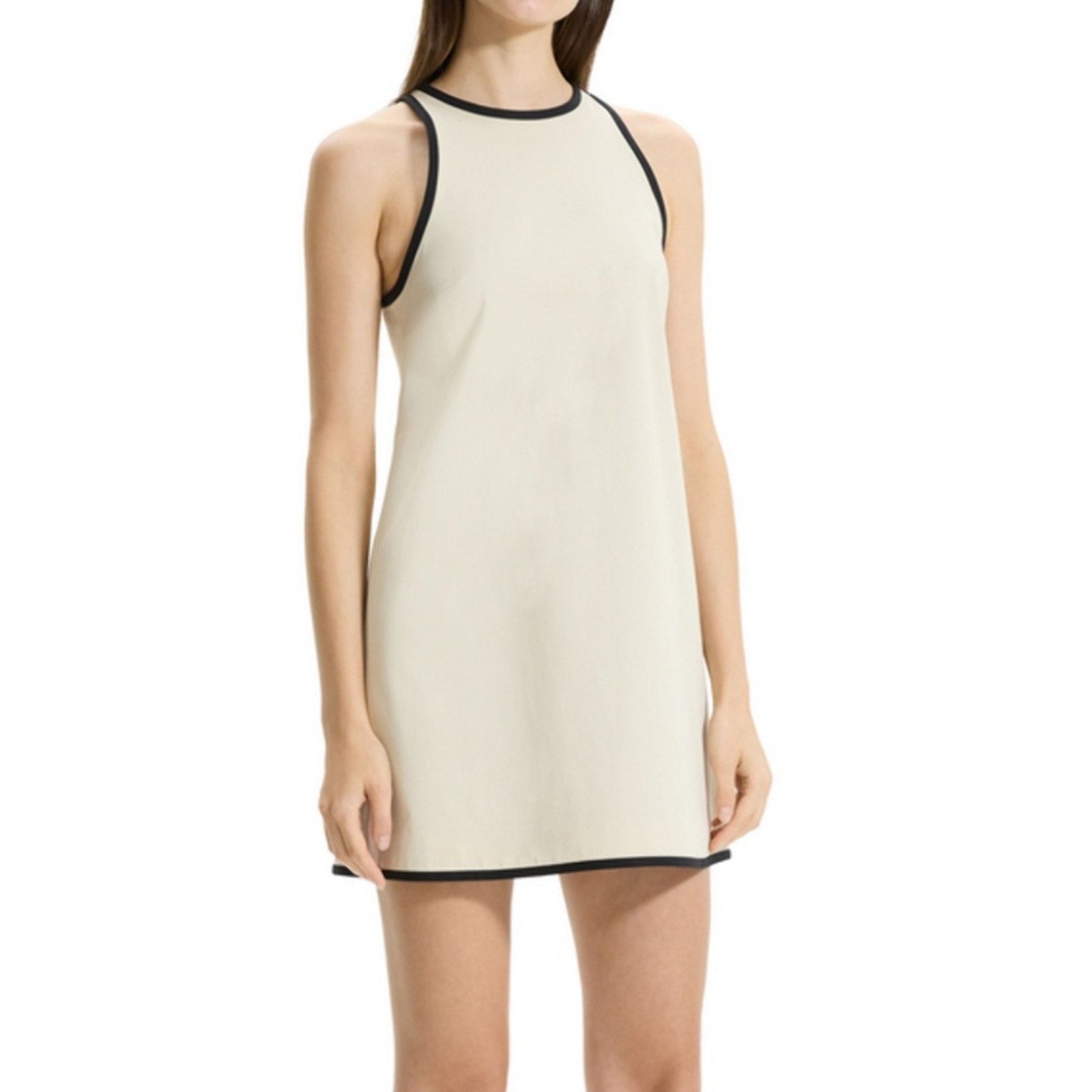 NEW Theory Contrast Trim Shift Dress - size 10