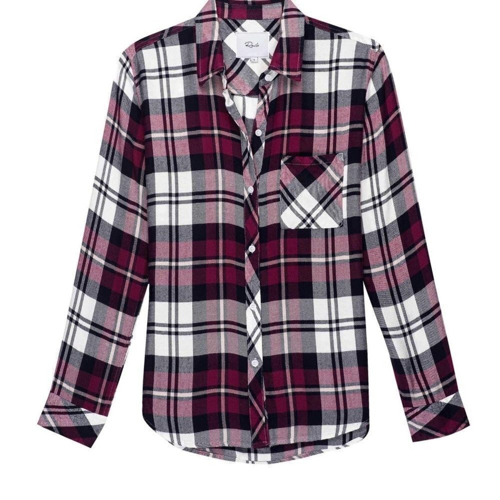 NEW Rails Hunter Lychee, Navy, & White - size small