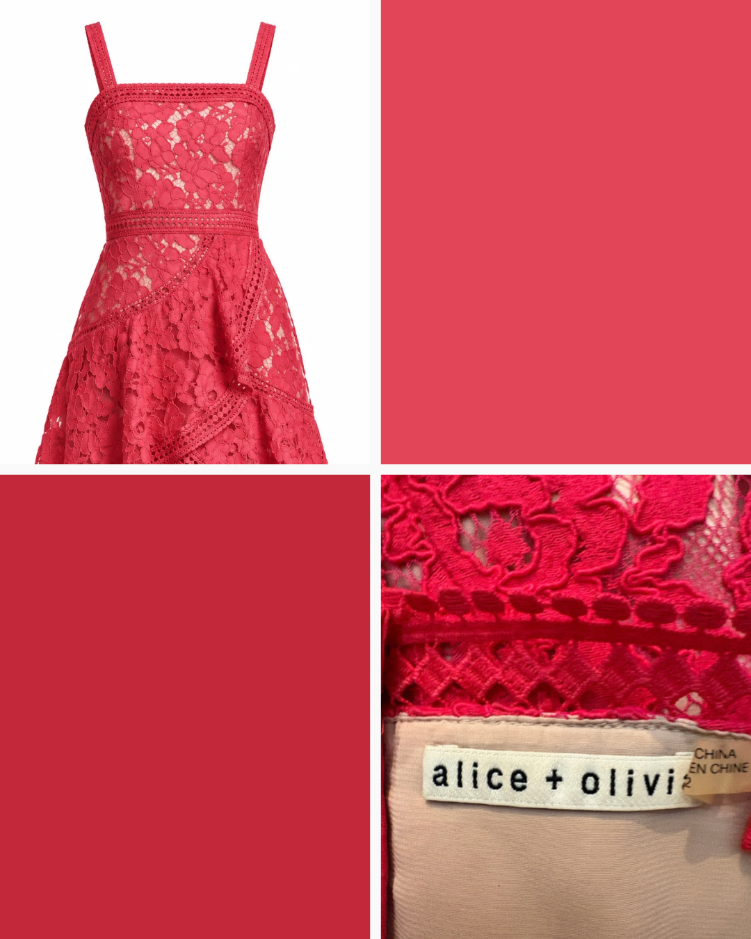 Alice + Olivia Angelita Tiered Lace Dress - 12 - Image 5